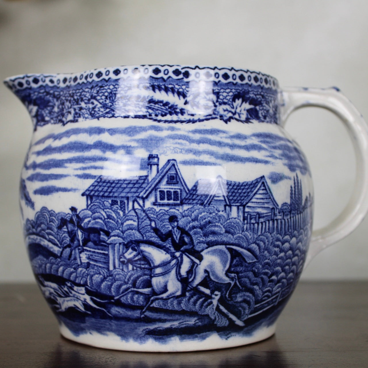John Tams Blue and White Jug