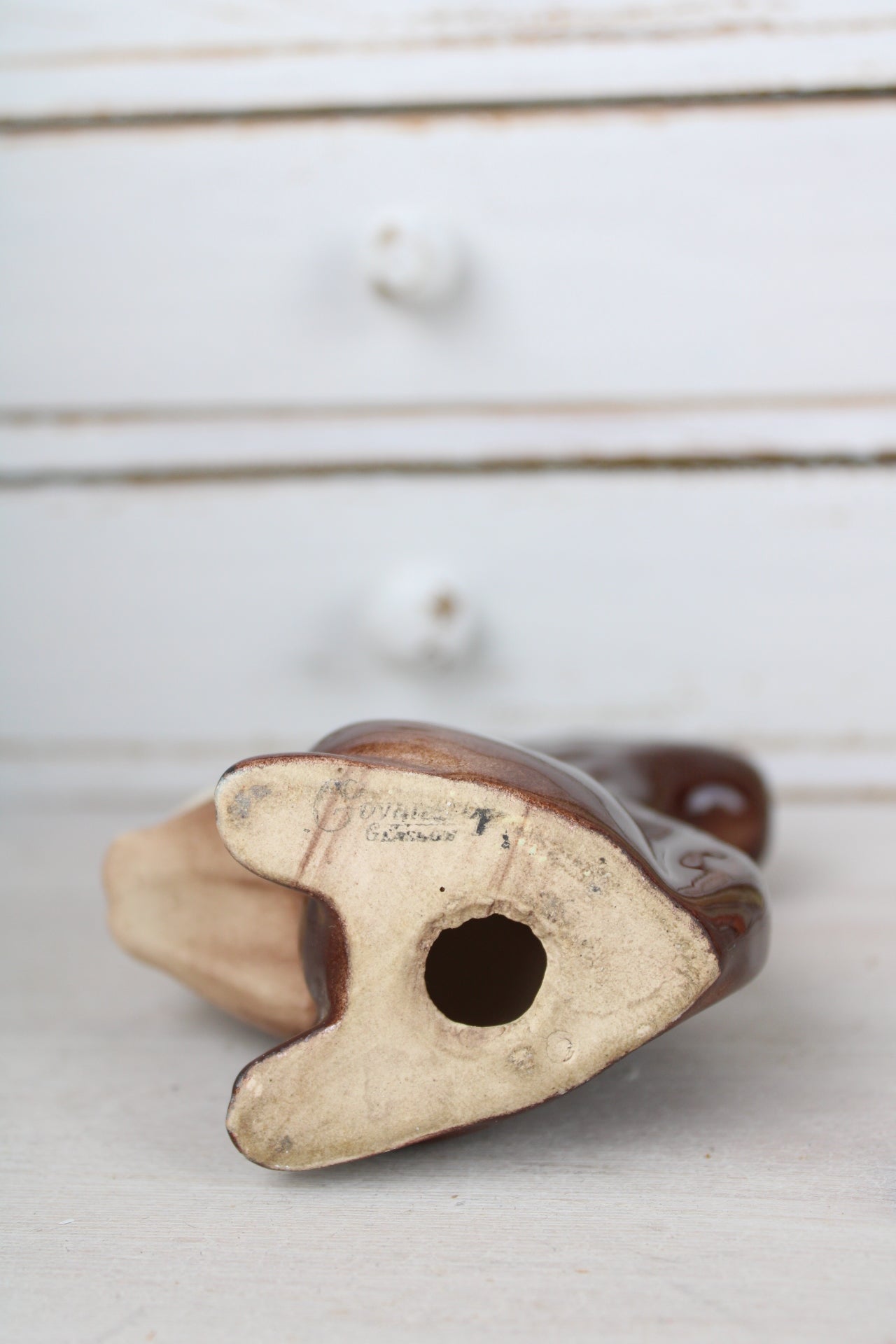 Ceramic Vintage Hand Painted Squirrel Figurine