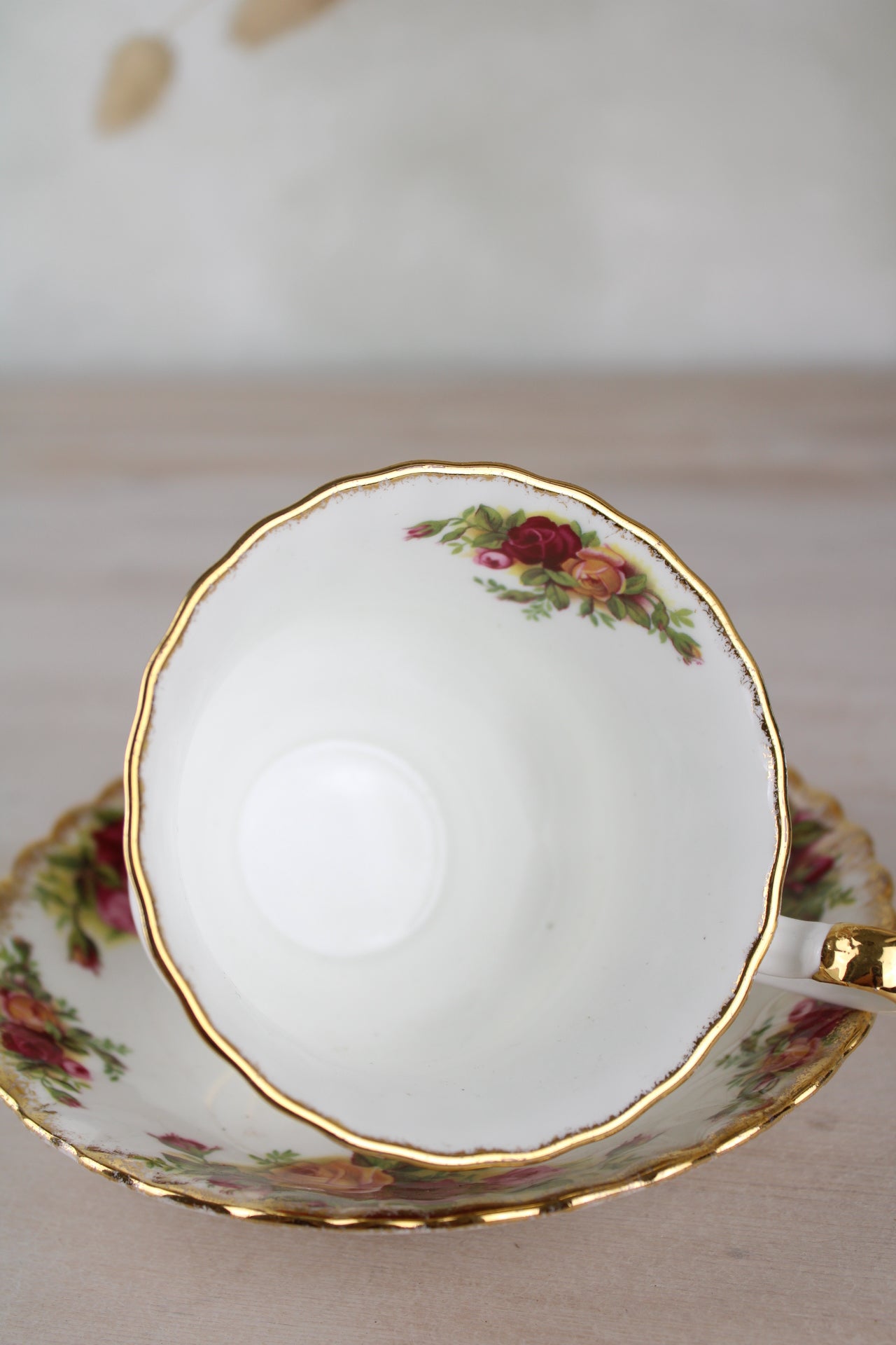 Royal Albert Old Country Roses Teacup and Saucer