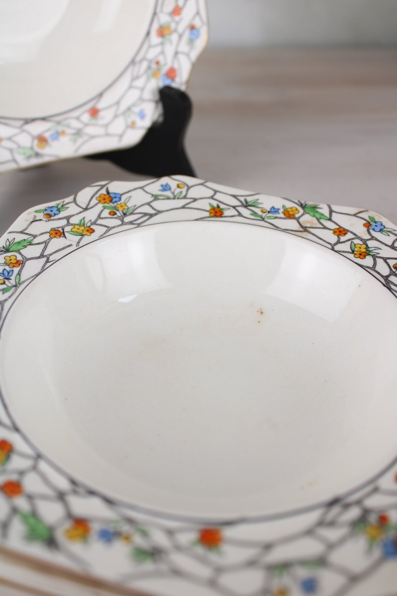 Set of 4 Devon Ware Fielding's Retro Dessert Bowls