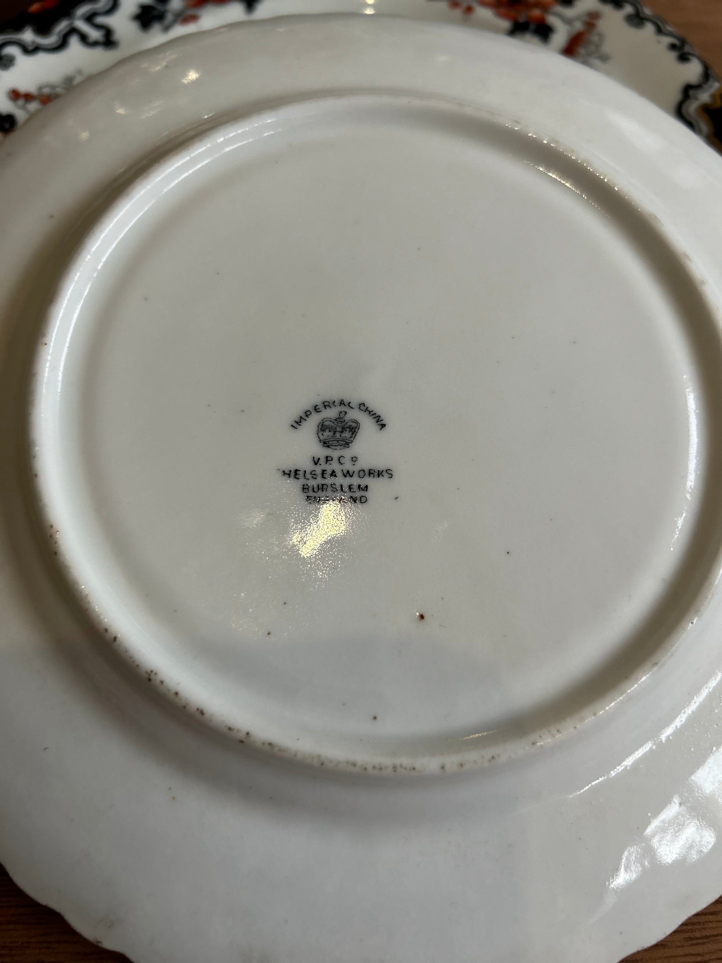 Set of 6 Imperial China Chelsea Works Vintage Side Plates