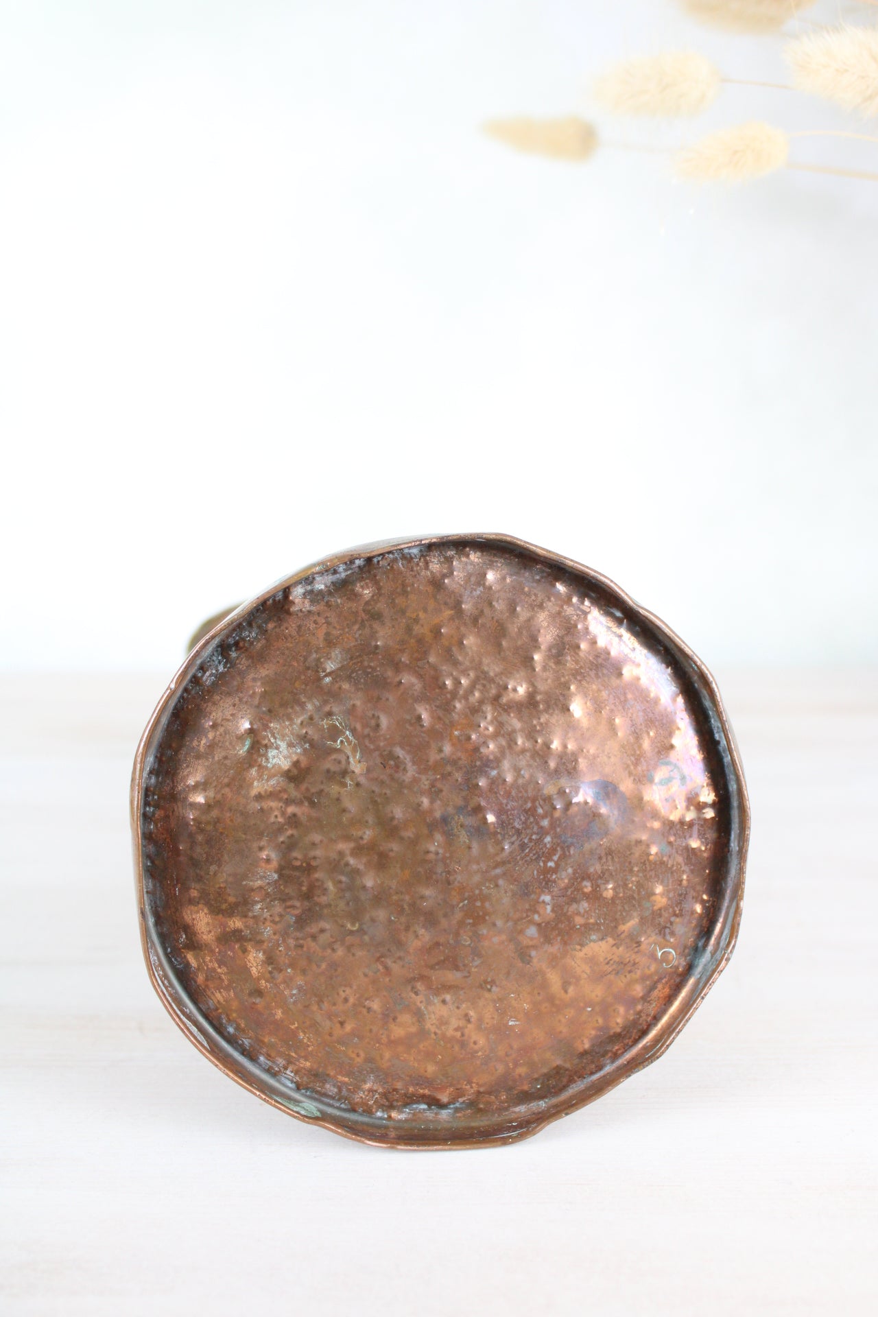 Copper Snake Pattern Vintage Vase Jug