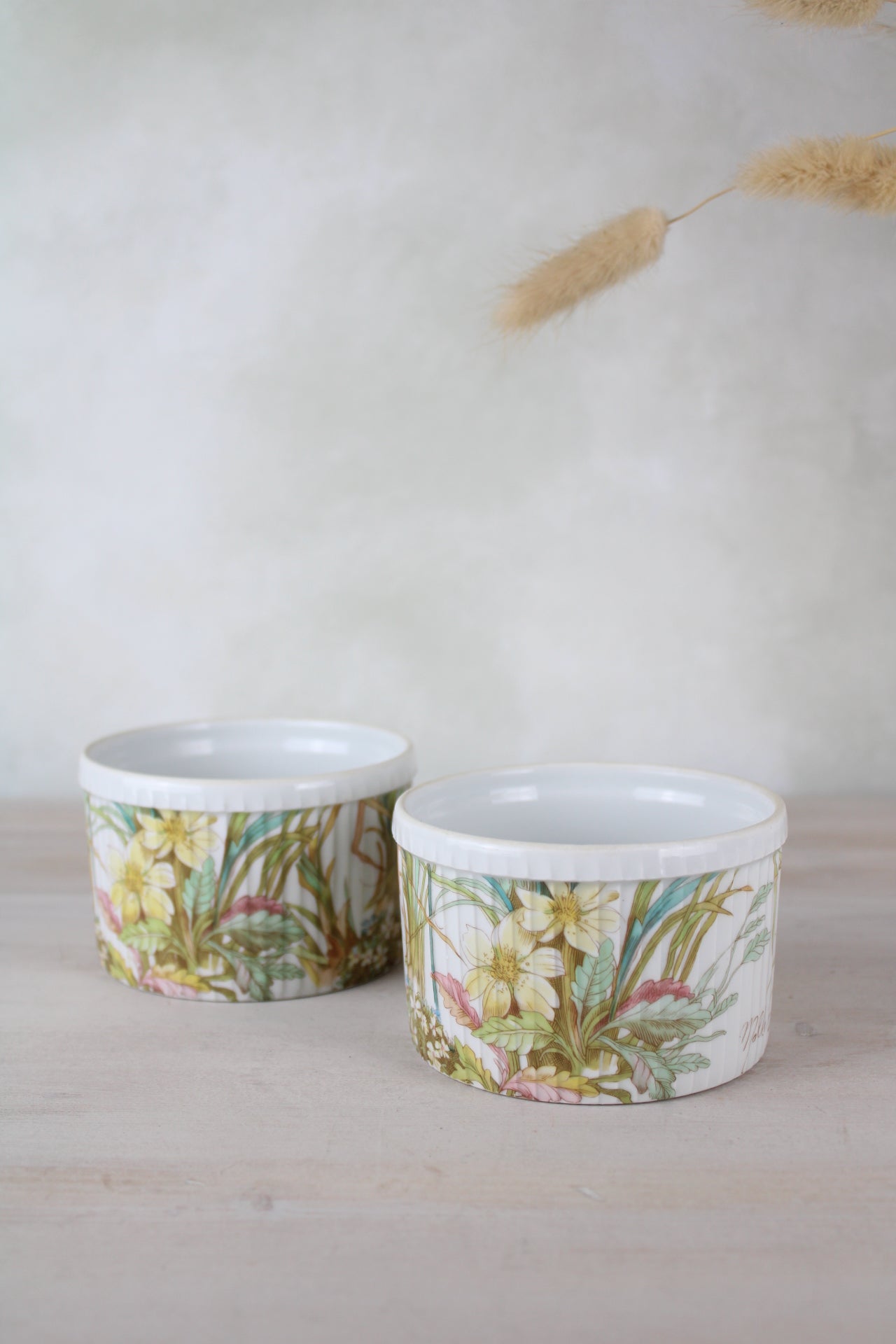 Pair of Pillivuyt France Large Ramekins
