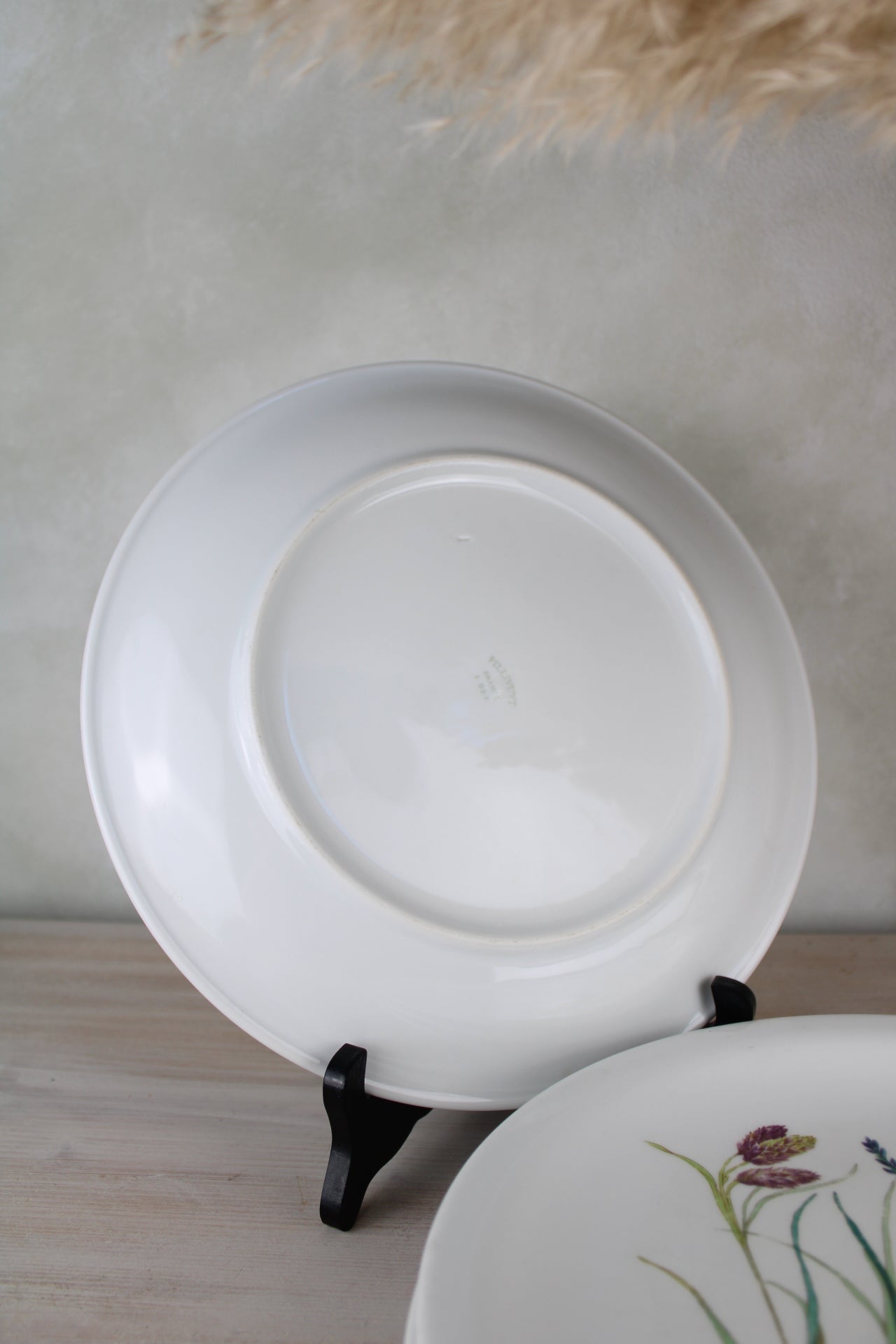 Set of 4 Pillivuyt France Vintage Dinner Plates