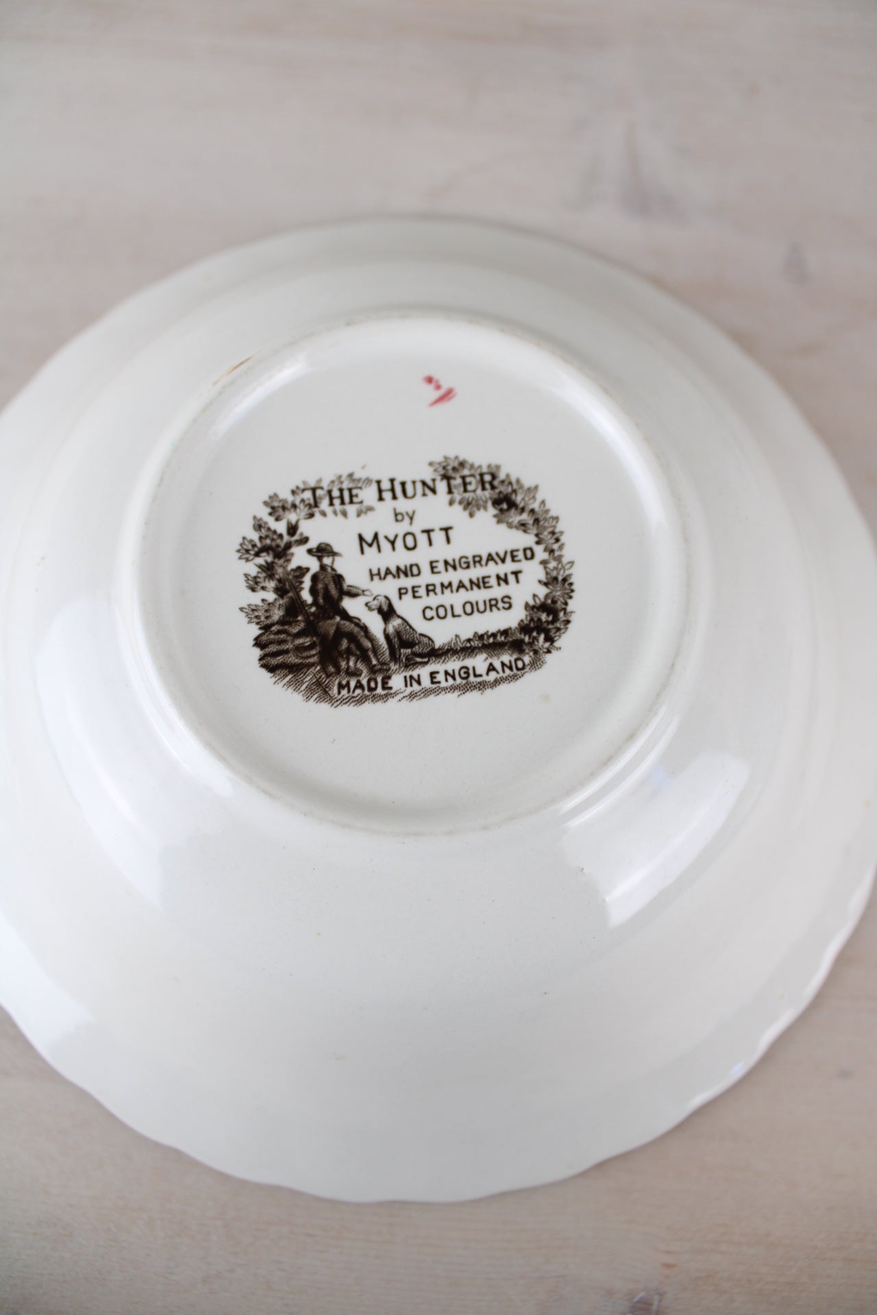 The Hunter by Myotts Vintage Serving Bowl