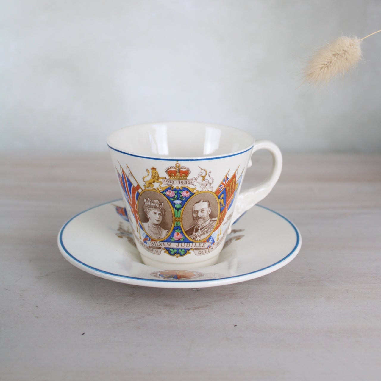 Silver Jubilee Teacup and Saucer