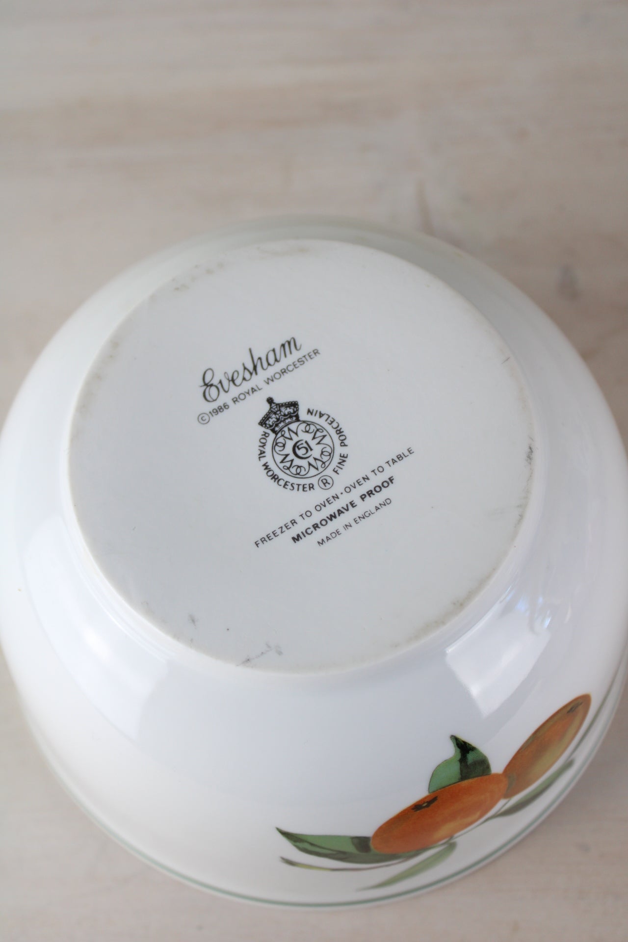 Royal Worcester Evesham Bowl