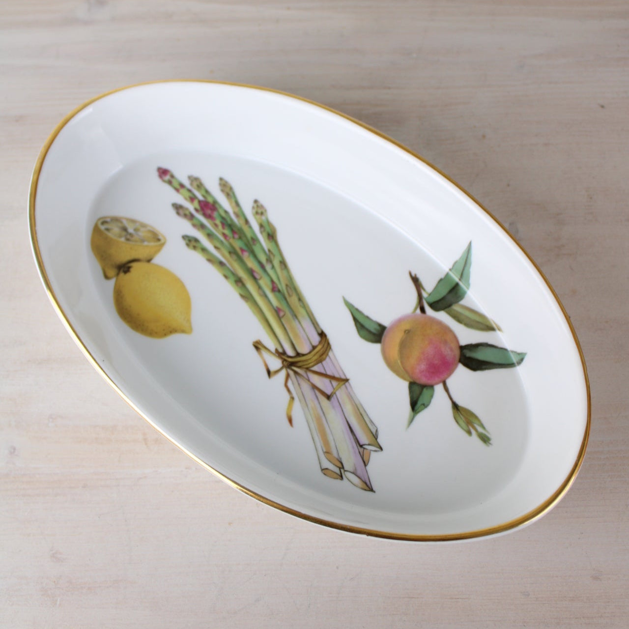 Royal Worcester Evesham Asparagus Cooking Dish