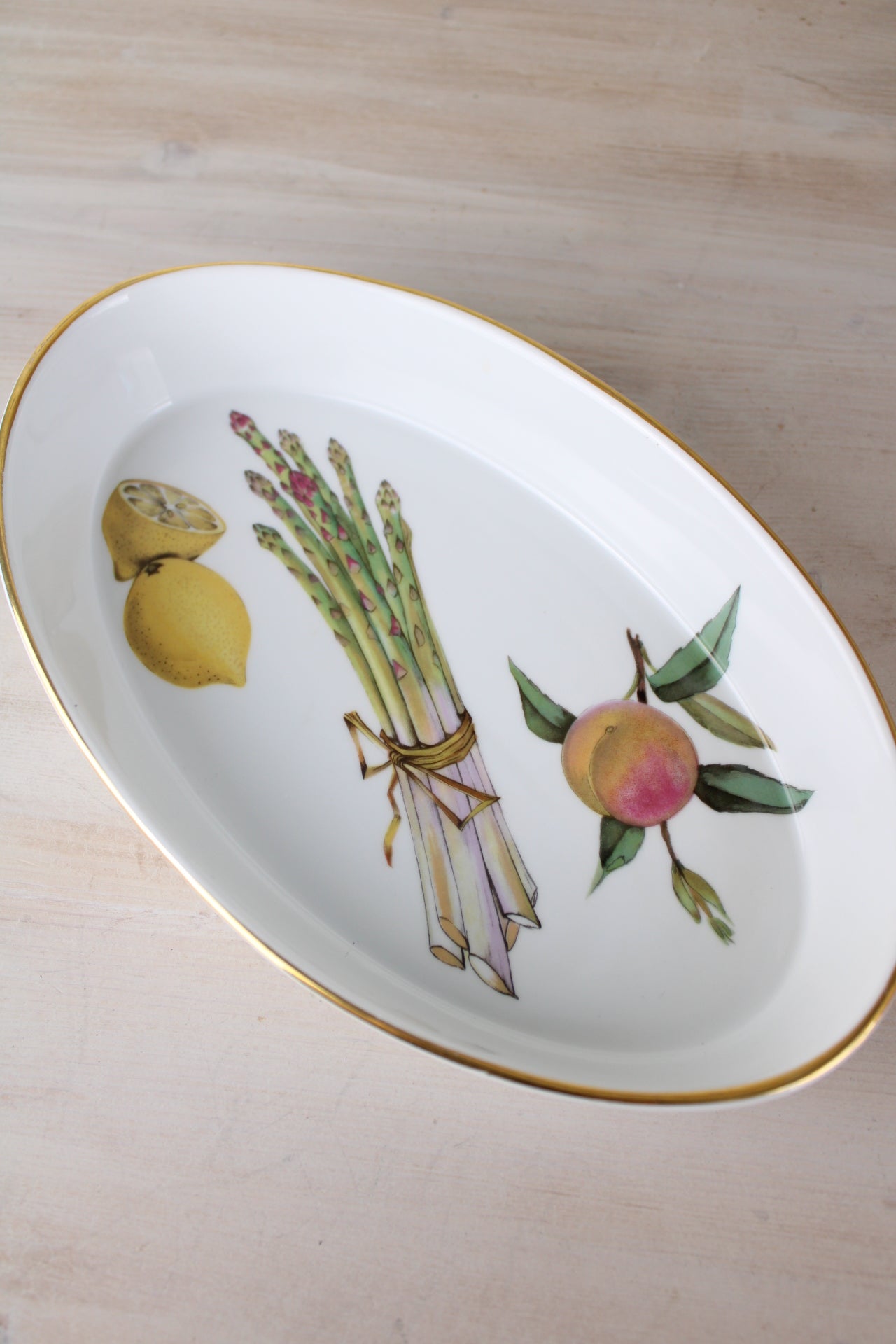 Royal Worcester Evesham Asparagus Cooking Dish