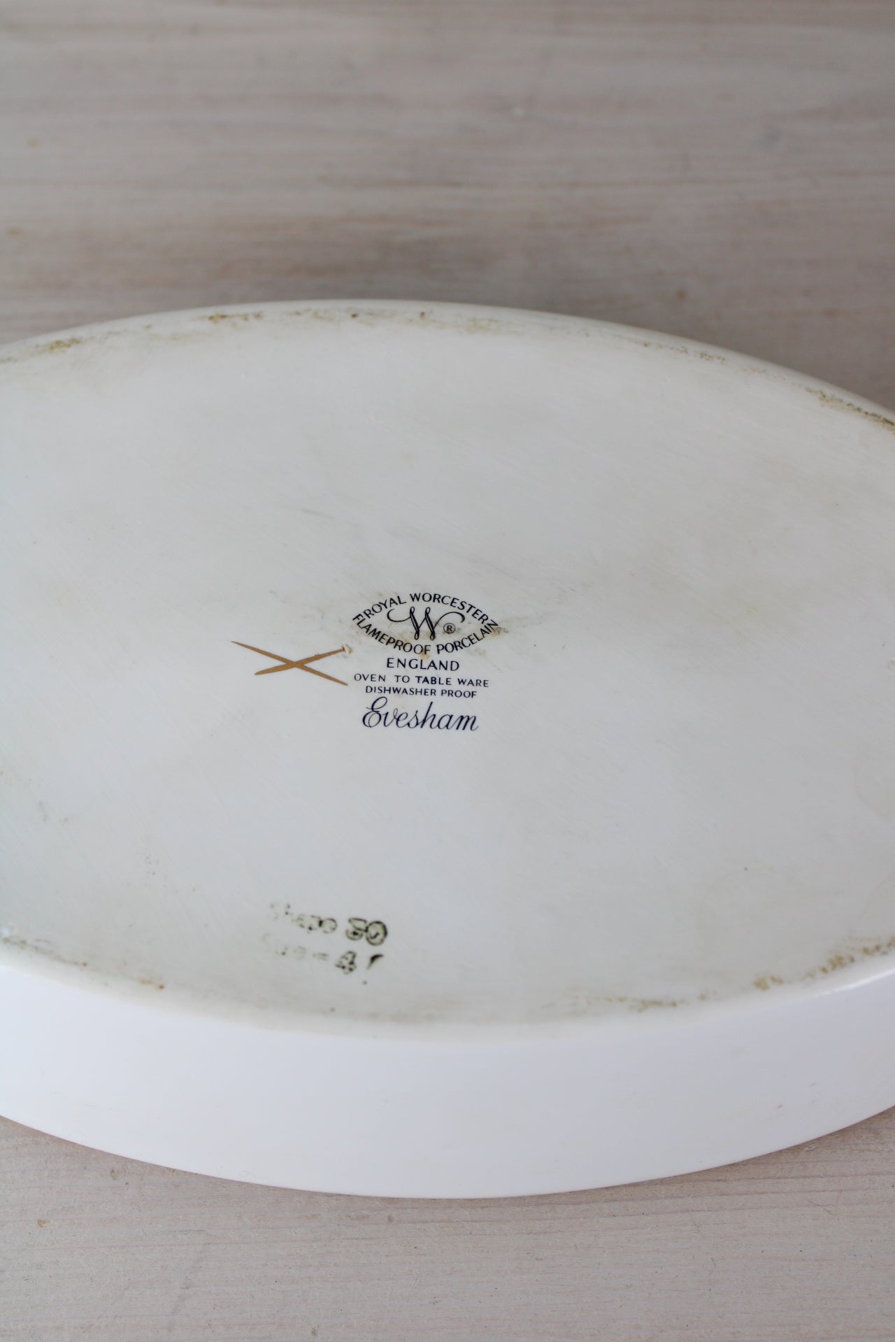 Royal Worcester Evesham Asparagus Cooking Dish