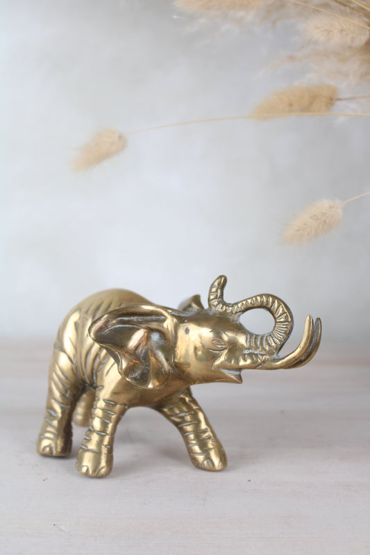 Brass Elephant Figurine