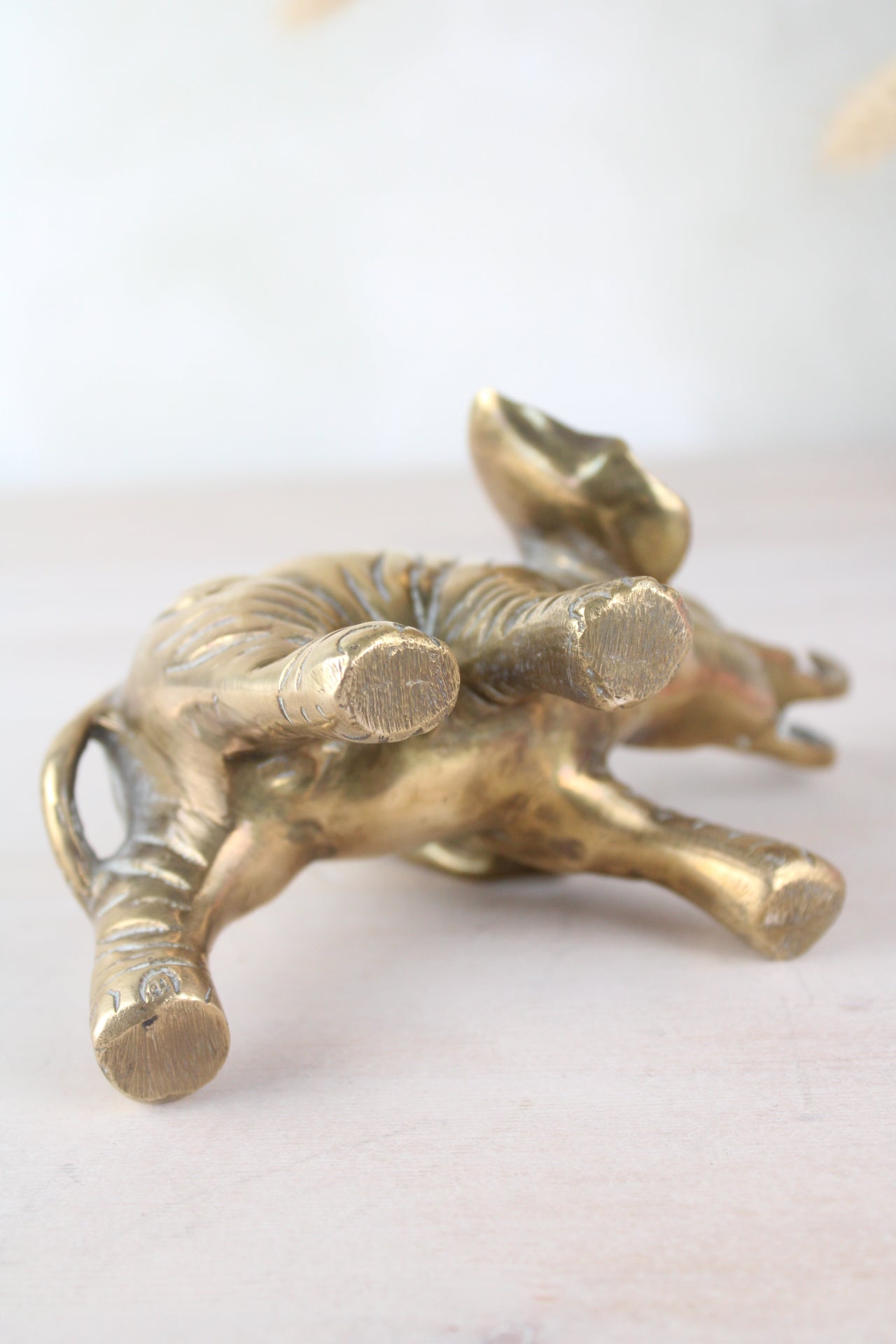 Brass Elephant Figurine