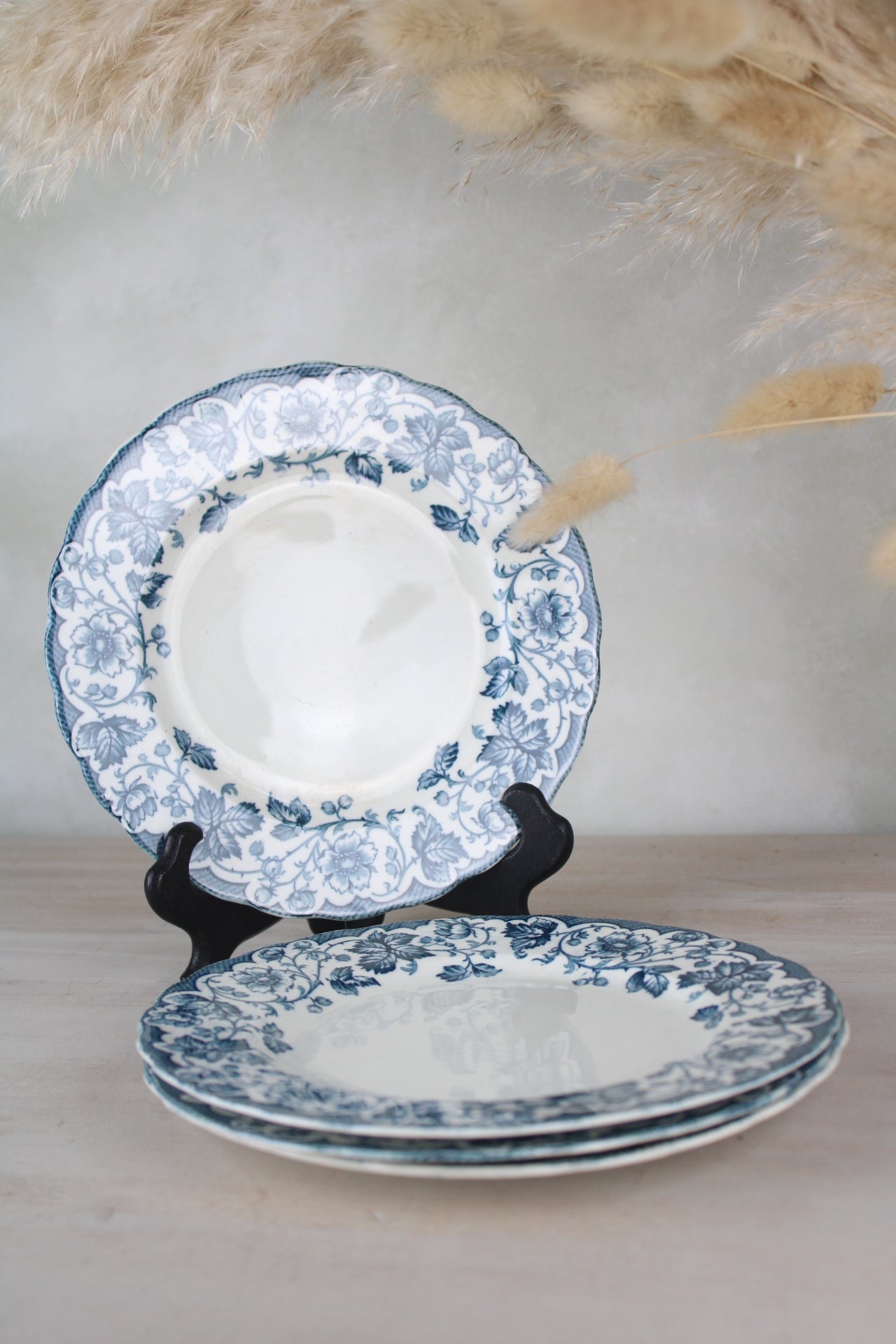 Set of 4 Hulme Reliable Burslem Bramble Side Plates