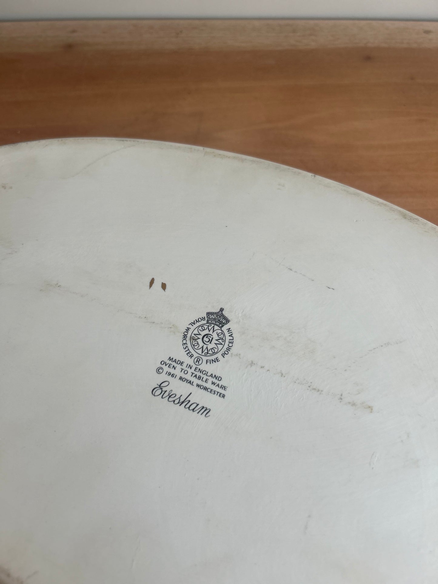 Royal Worchester Evesham Vintage Cooking Dish