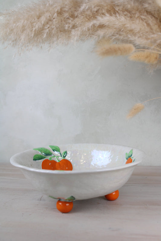 Carlton Ware Oranges Iridescent Bowl