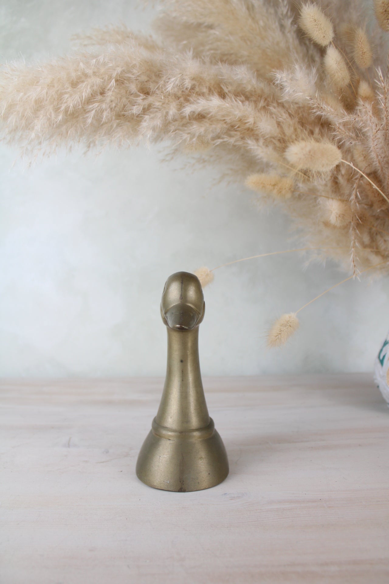 Brass Duck Head Figurine