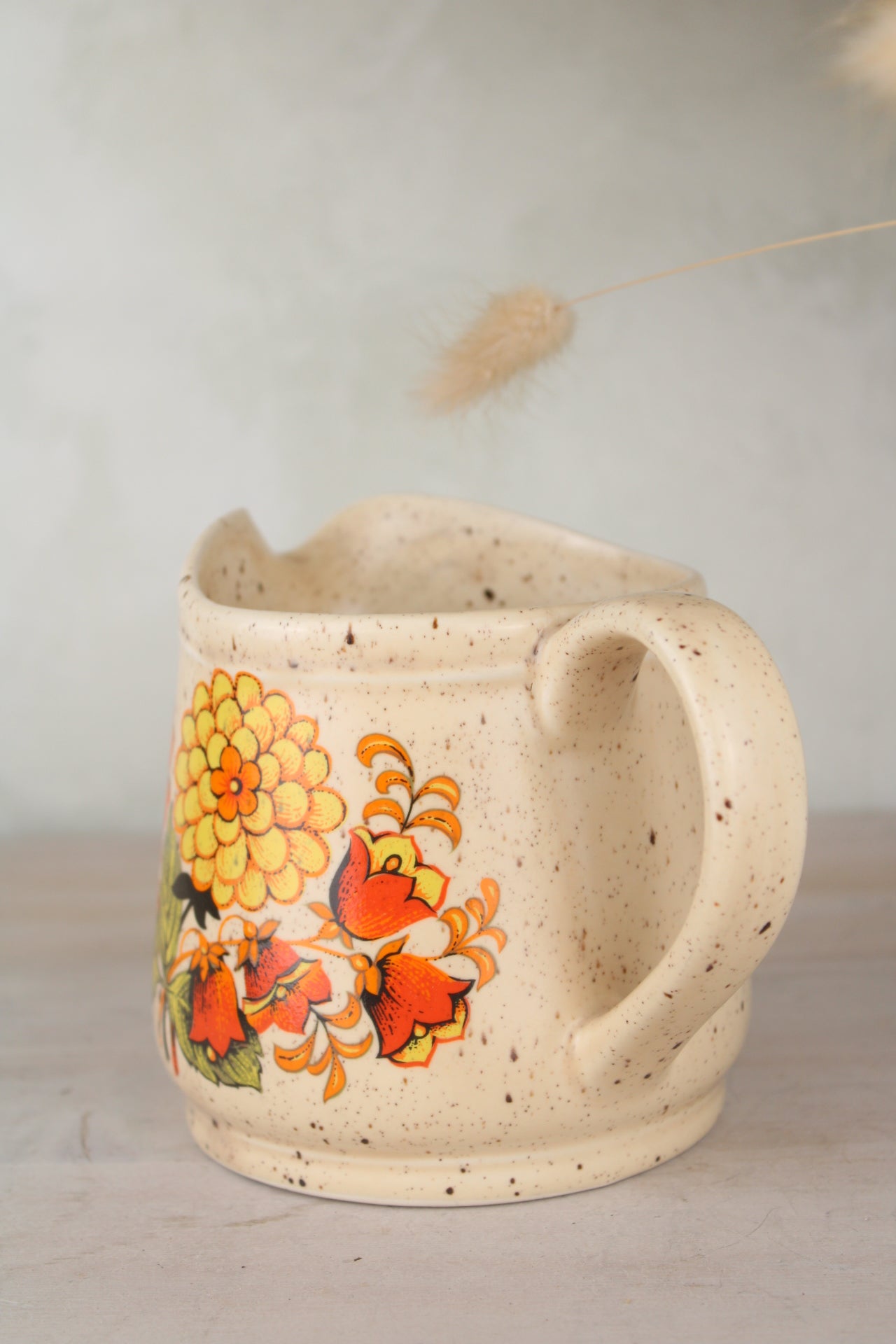Sadlers Peach Floral Vintage Jug