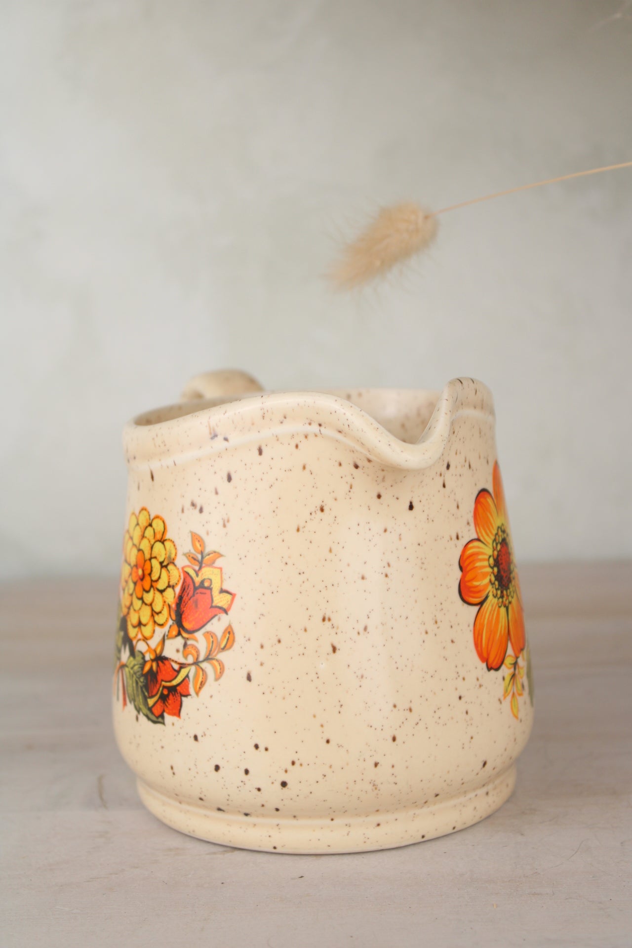 Sadlers Peach Floral Vintage Jug