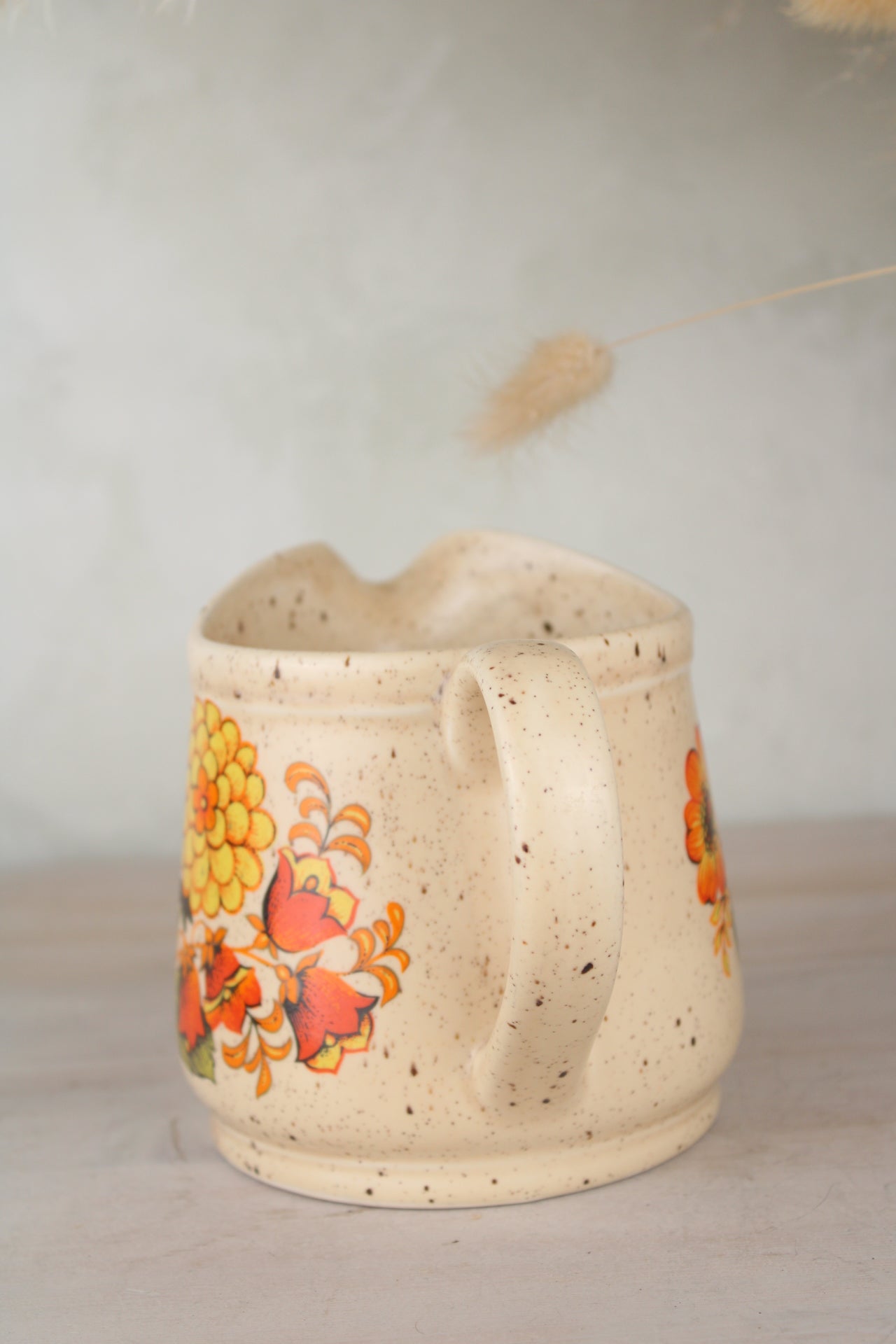 Sadlers Peach Floral Vintage Jug