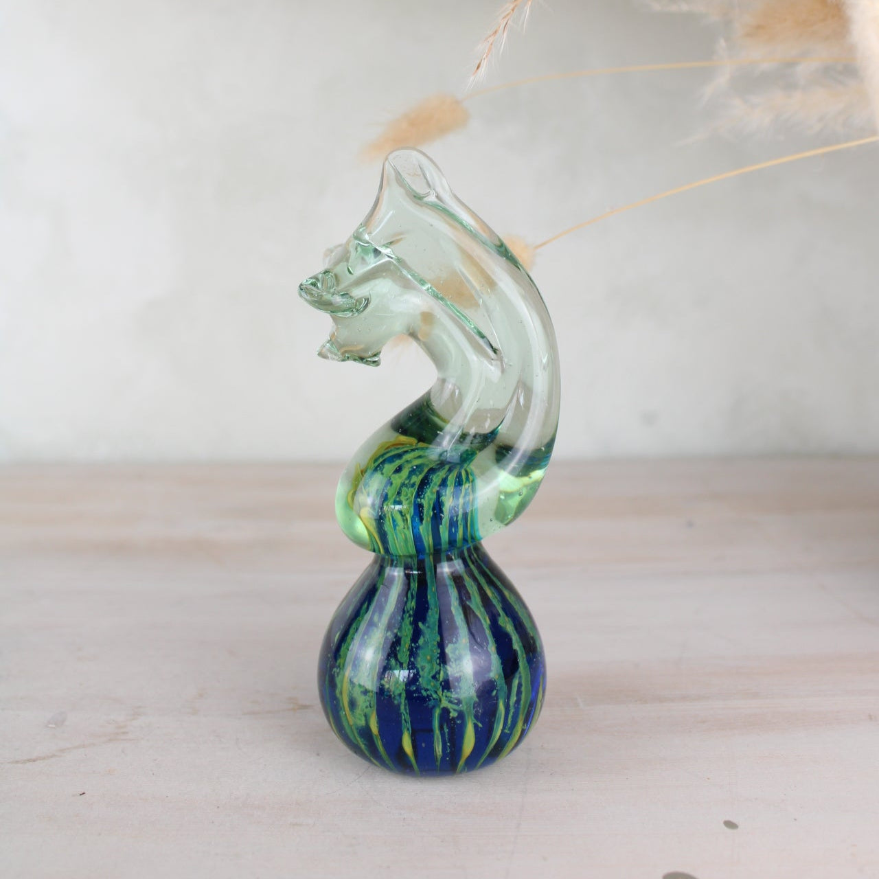Midna Glass Seahorse Paperweight