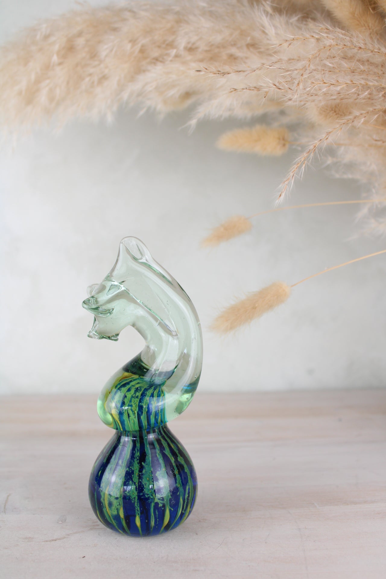 Midna Glass Seahorse Paperweight