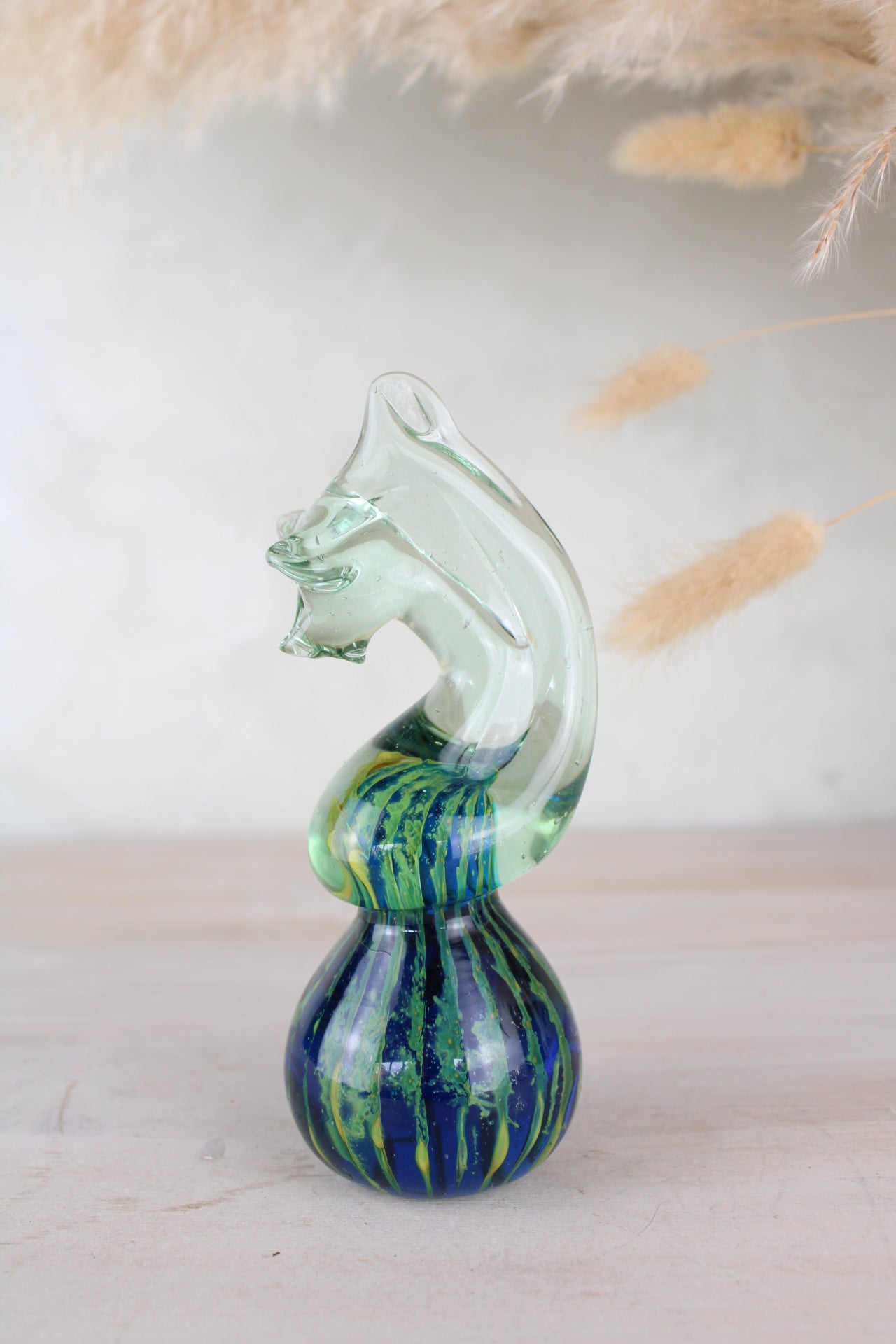 Midna Glass Seahorse Paperweight