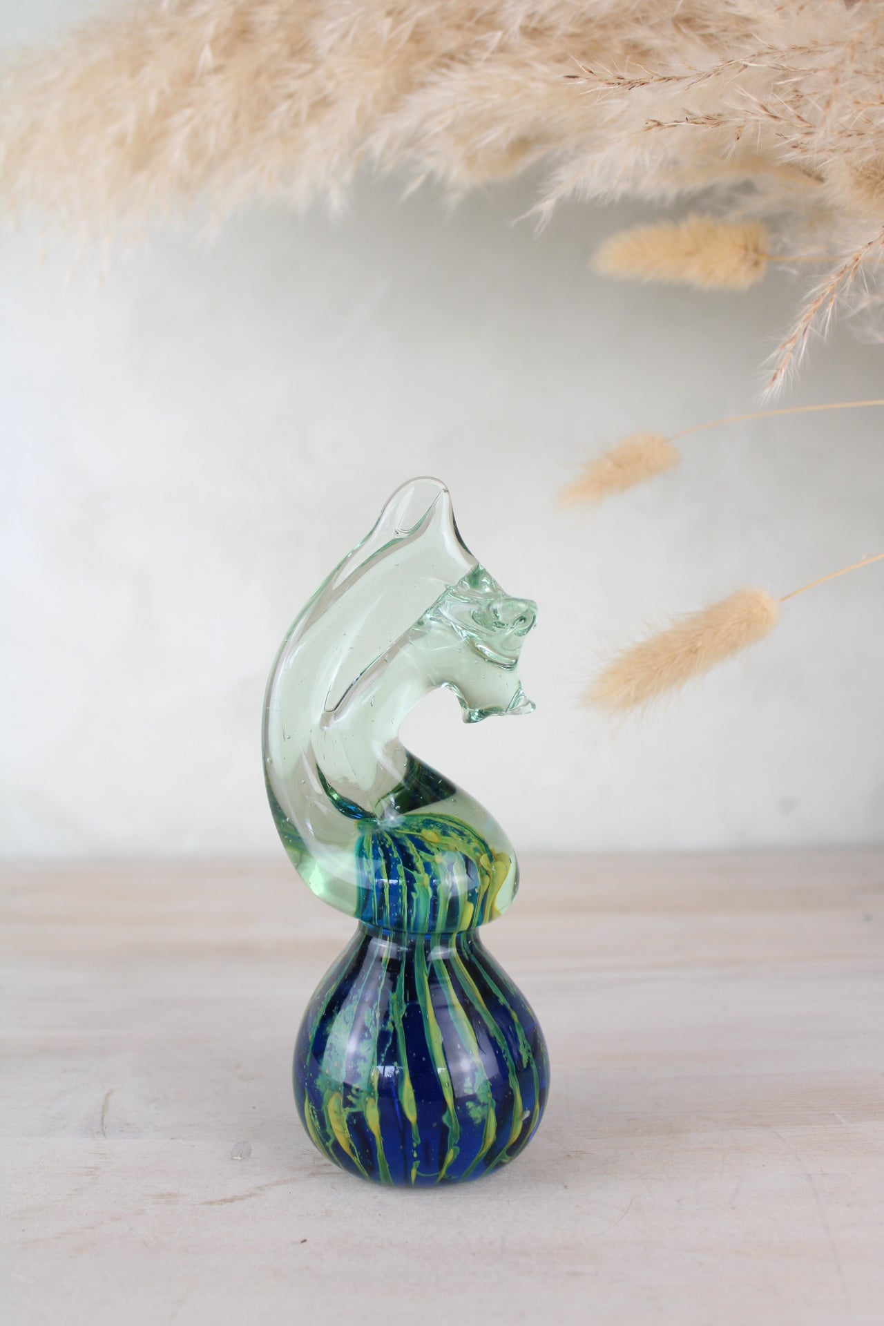 Midna Glass Seahorse Paperweight
