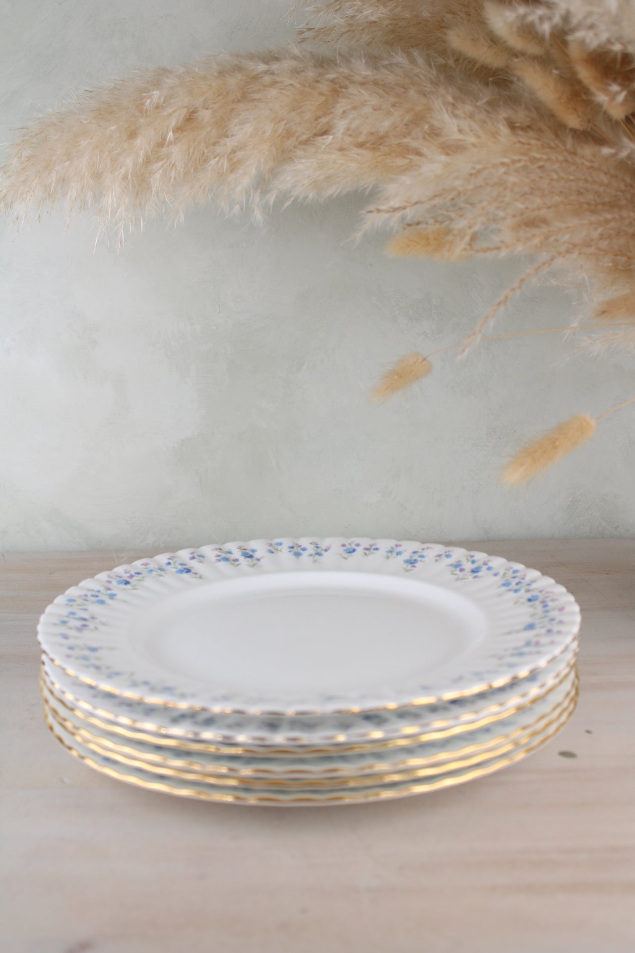 Set of 6 Royal Albert Memory Lane Dinner Plates
