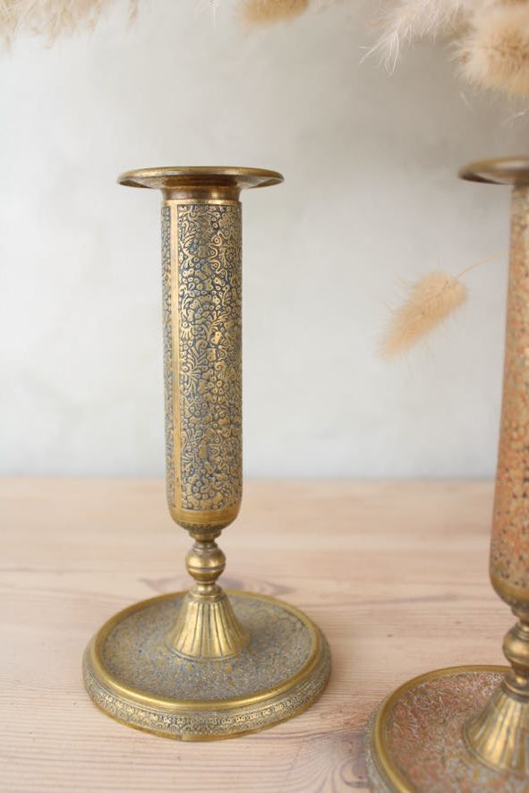 Pair of Brass Candlesticks