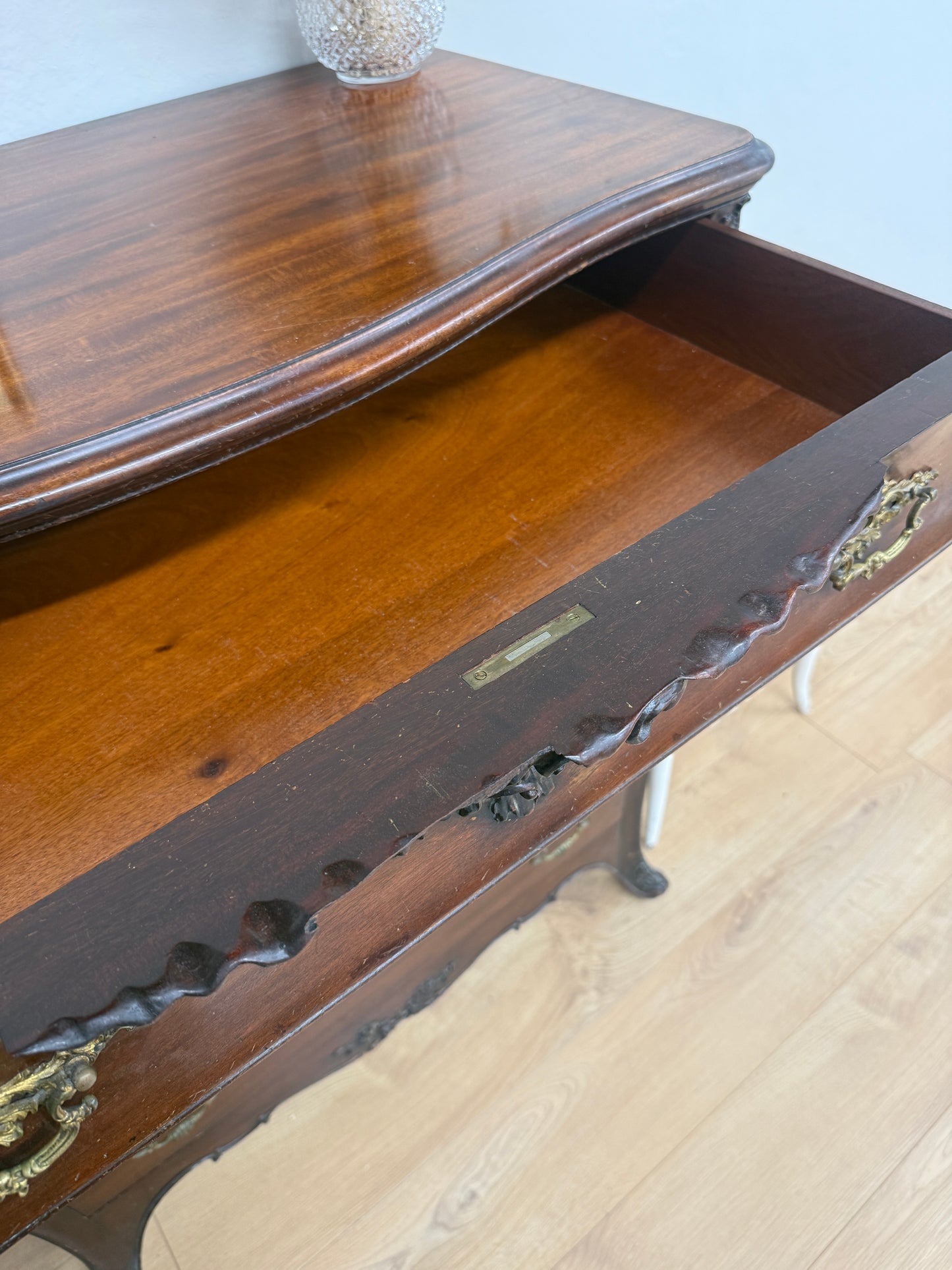 Antique carved chest of drawers