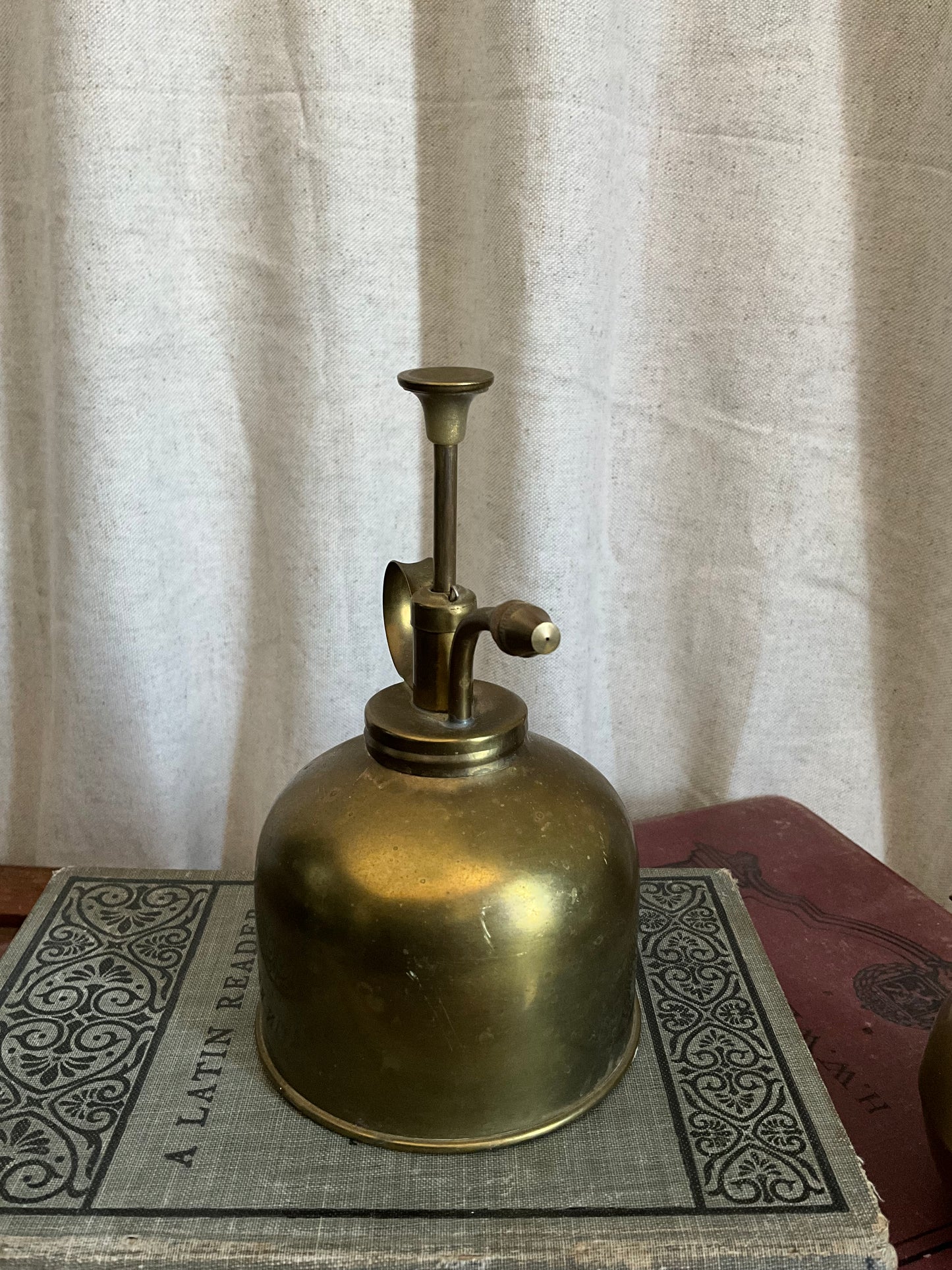 Vintage brass plant sprayer atomiser