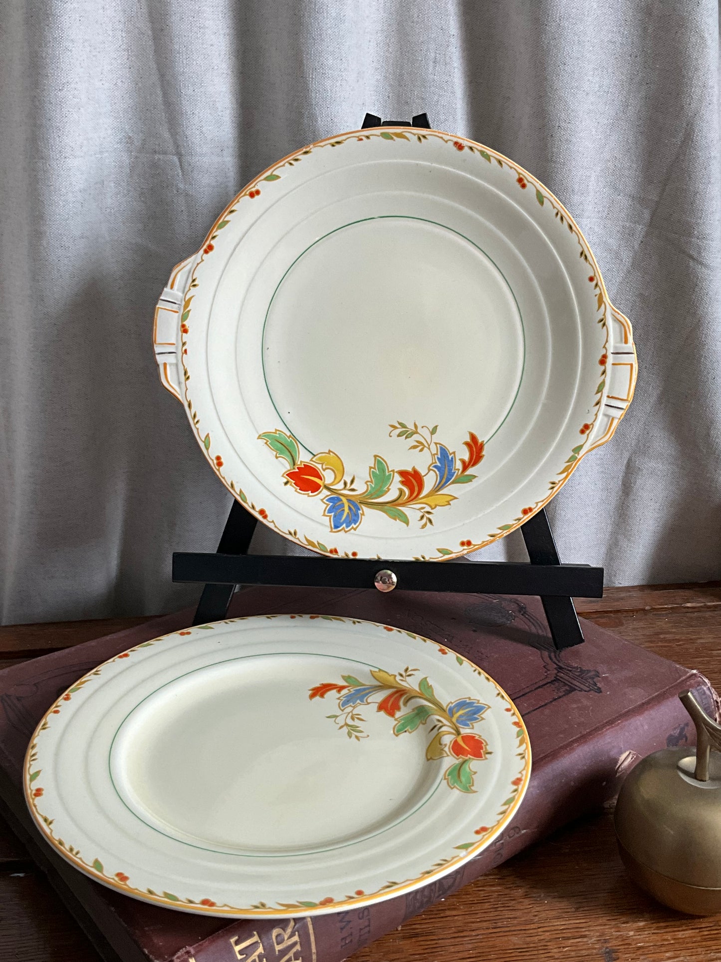 Vintage Grindley pair of serving plates