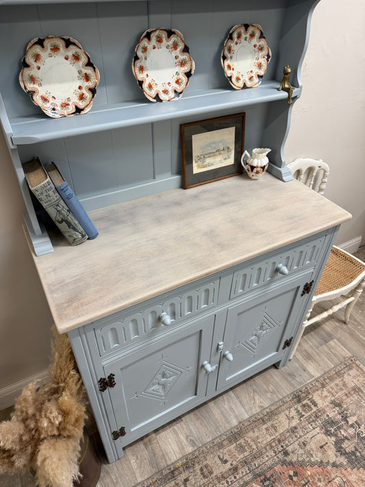 Vintage Painted Kitchen Dresser