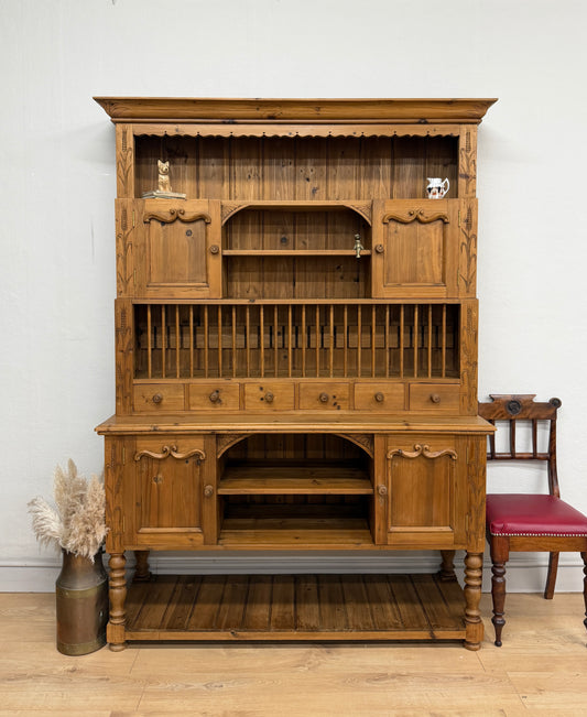 Stunning X-Large solid pine kitchen dresser
