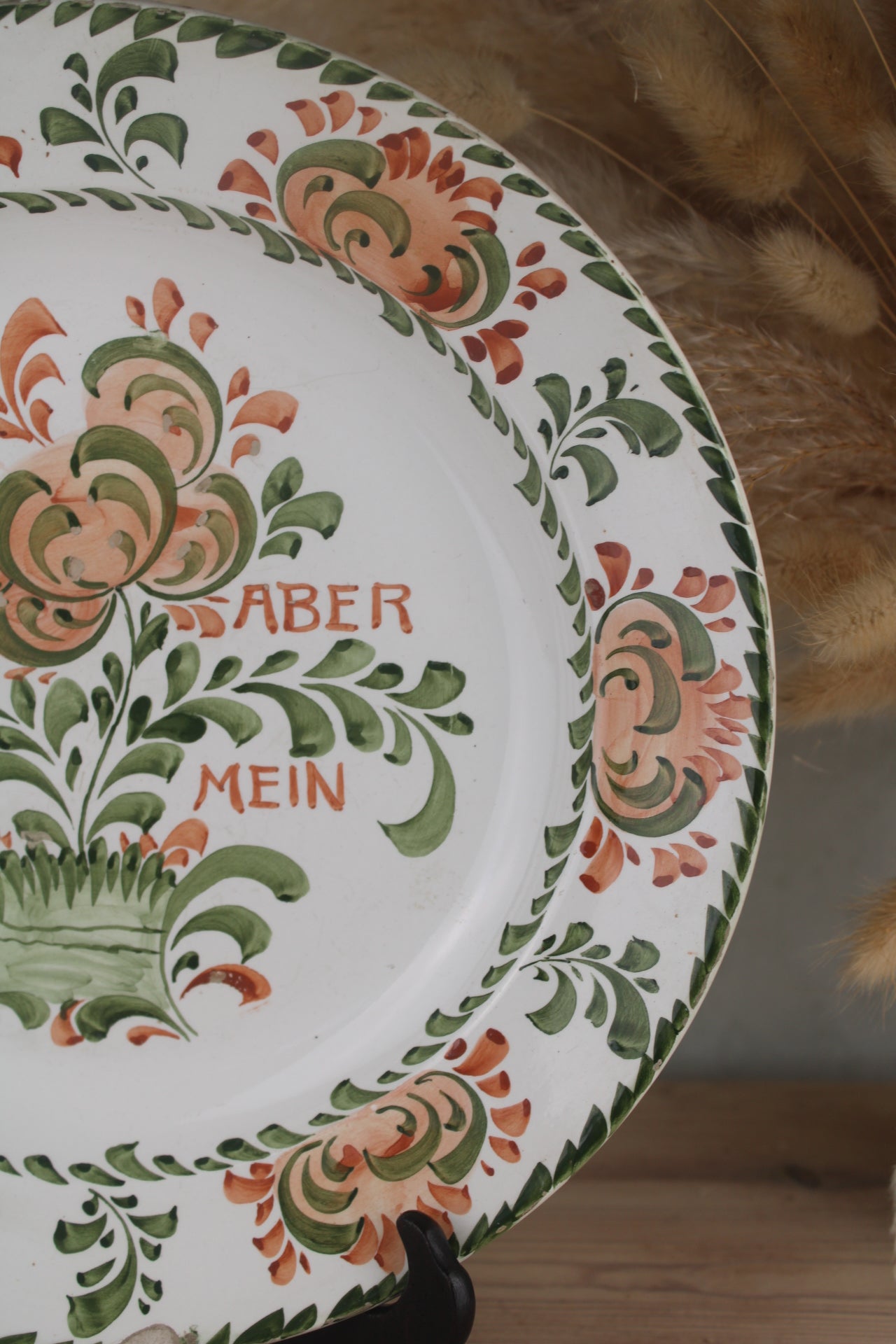Portuguese Hand Painted Hanging Plate