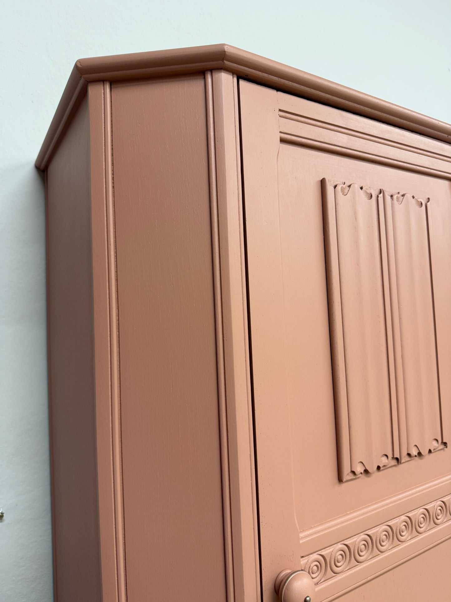 Vintage small painted wardrobe