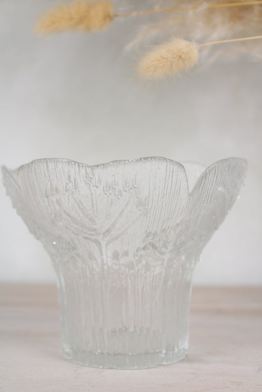 Vintage Mäntsälän Lasisepät HEINÄ Glass Vase