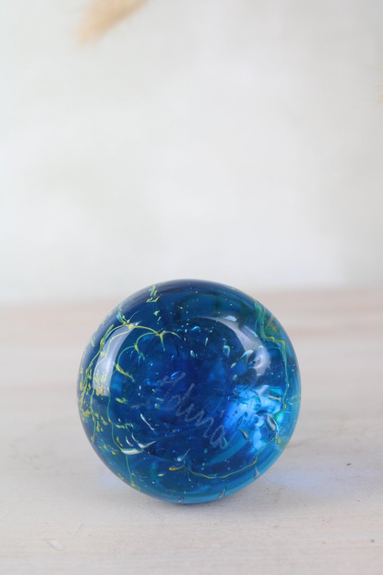 Midna Seahorse Glass Paperweight
