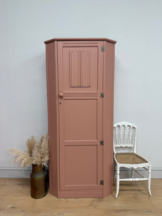Vintage small painted wardrobe