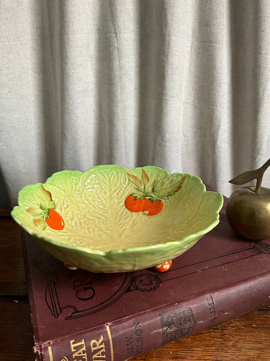 Vintage Carlton ware large lettuce serving bowl