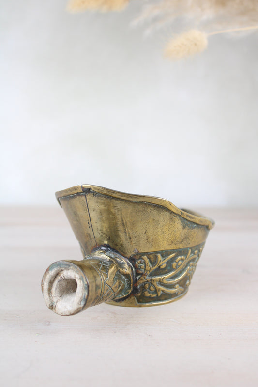 Brass Vintage Shovel Style Pot