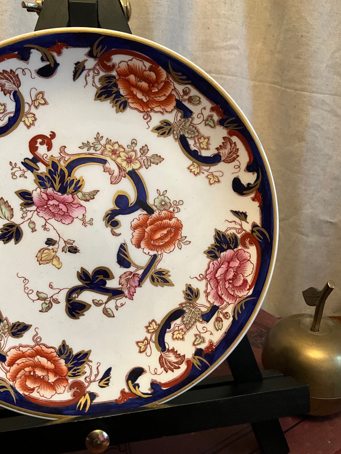 Vintage masons floral plate