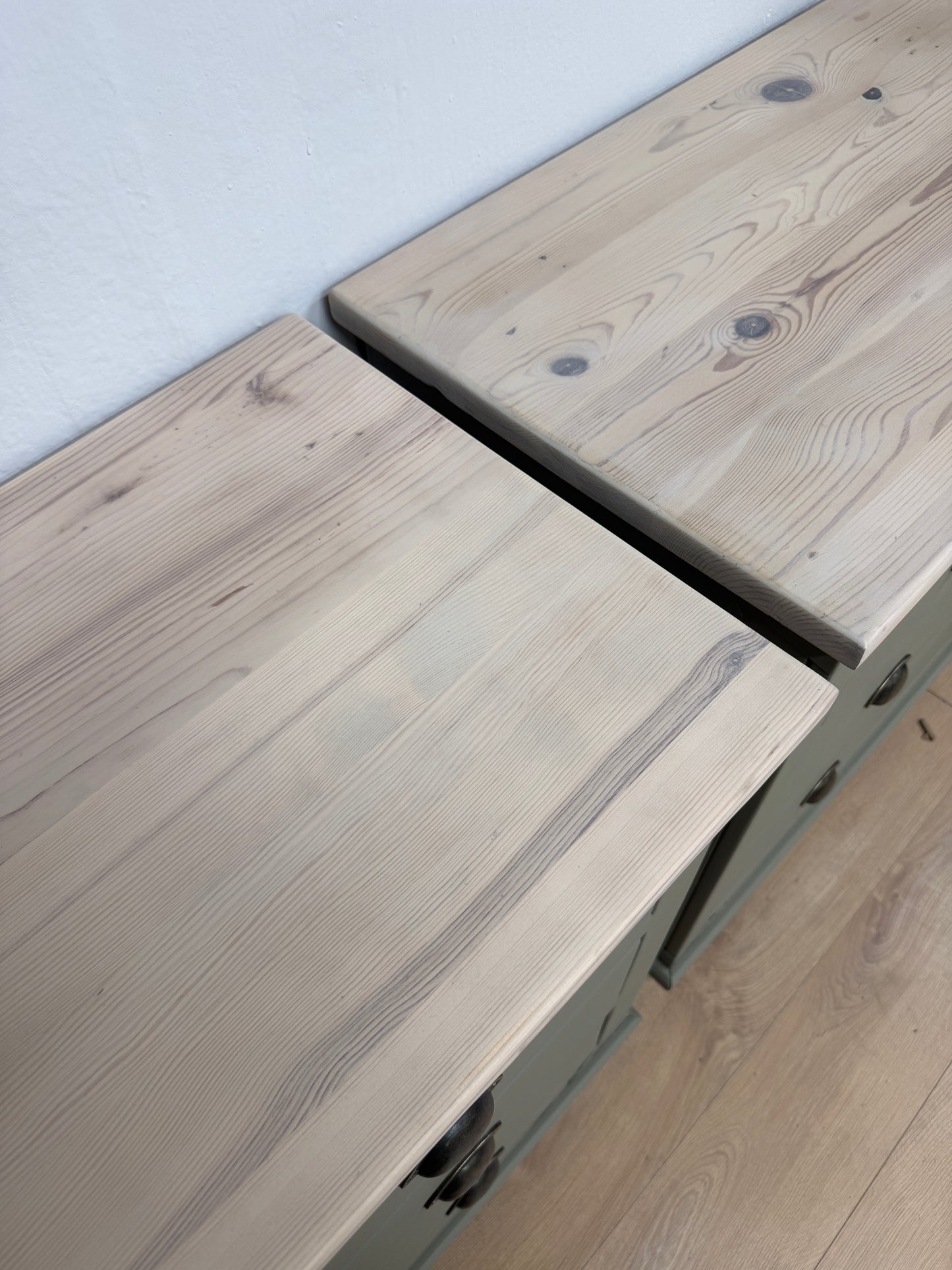 Pair of Rustic Solid Pine Painted Chest of Drawers