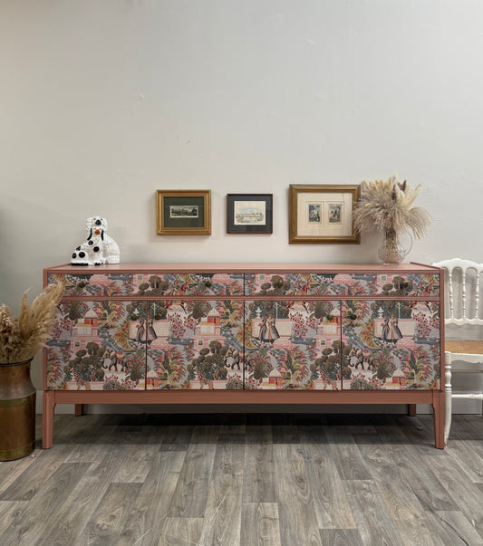 Mid Century Painted Sideboard