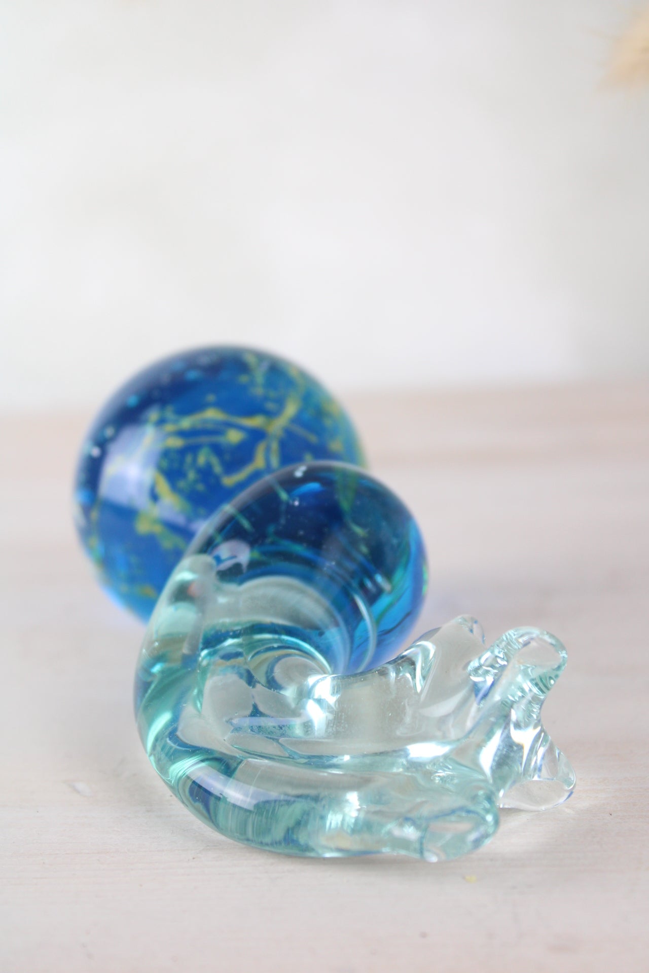 Midna Seahorse Glass Paperweight