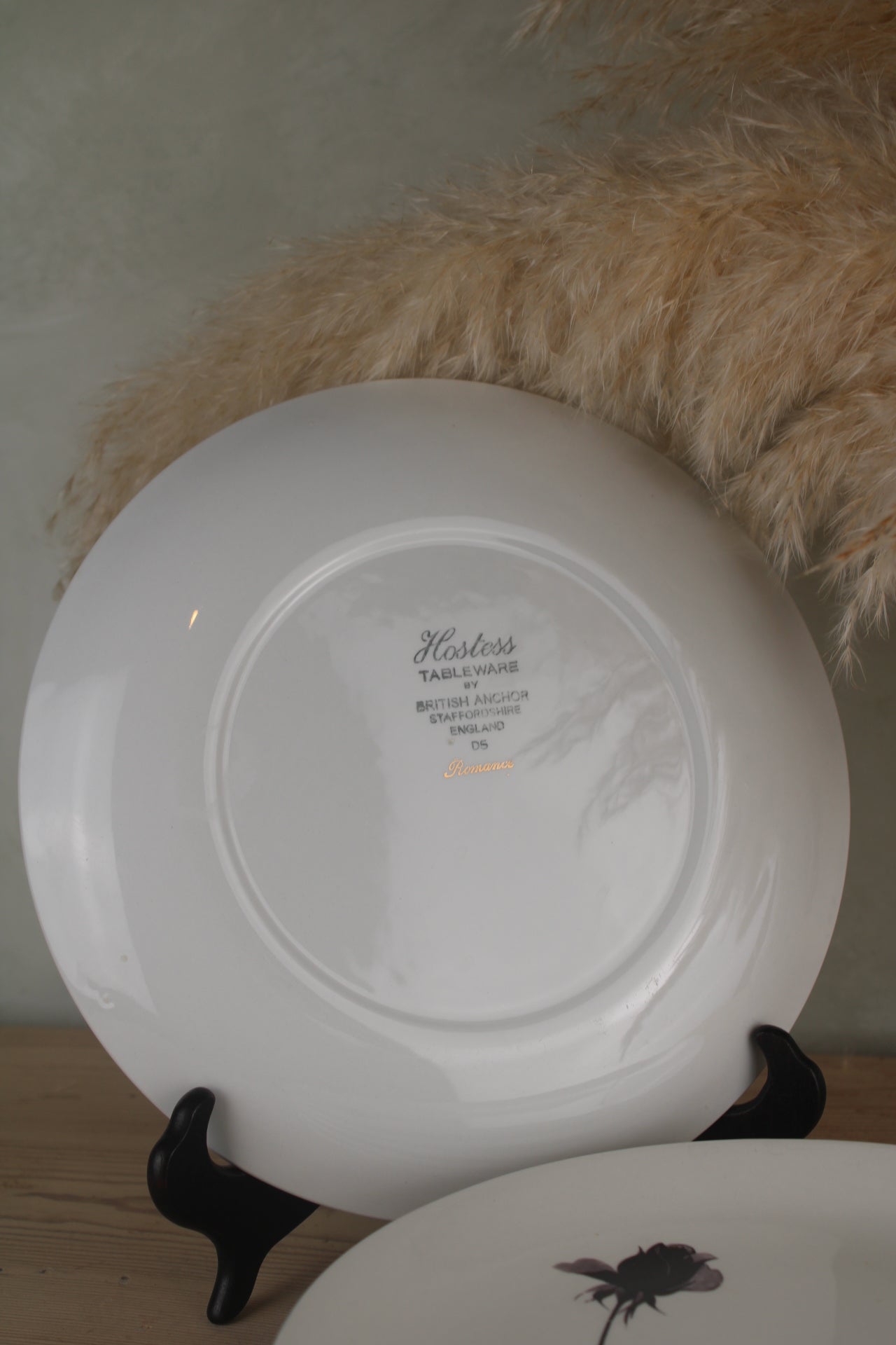 Set of 6 British Anchor ‘Romance’ small dinner plates