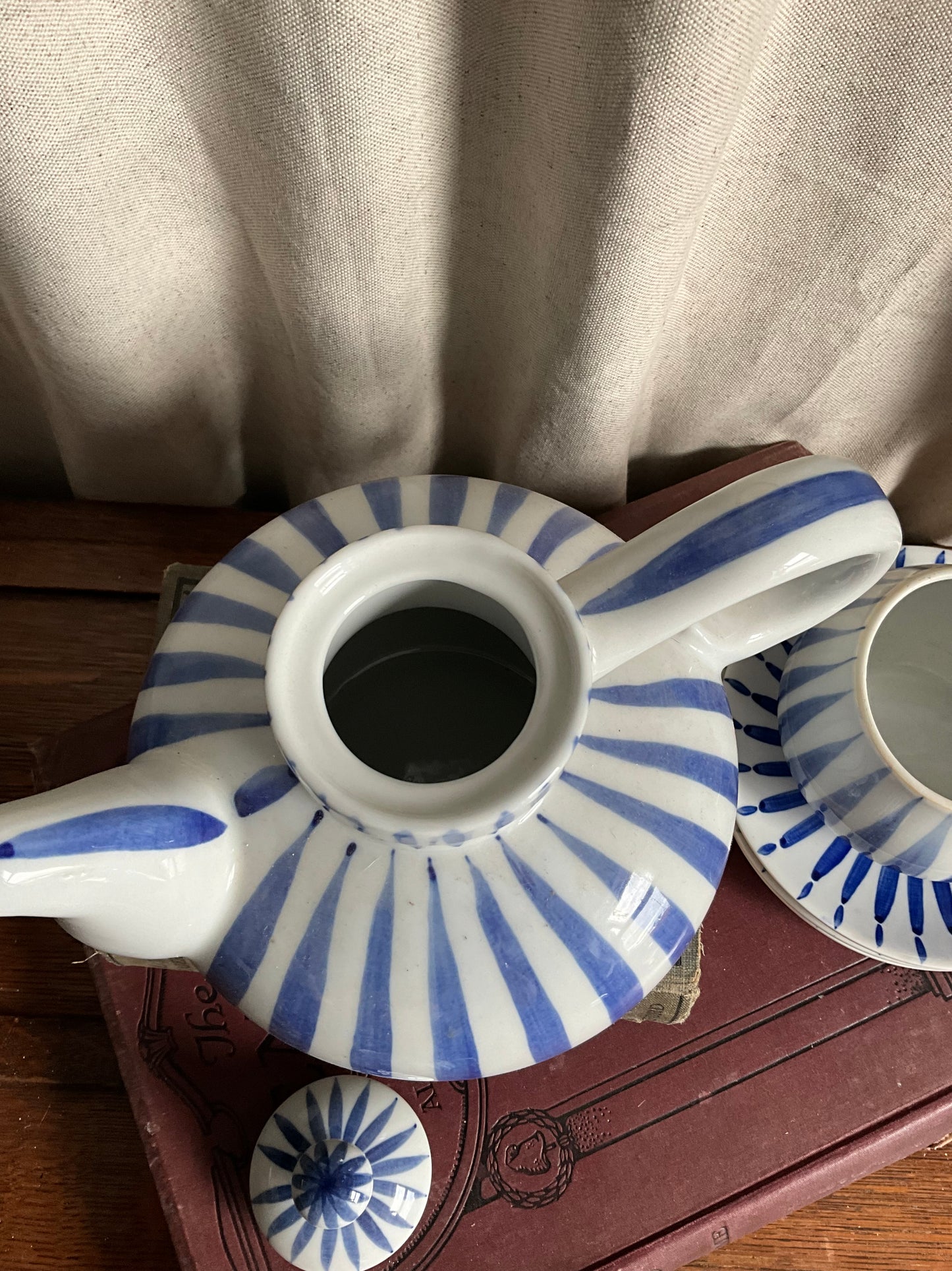 Vintage blue and white HA’I DUONG Teaset made in Vietnam