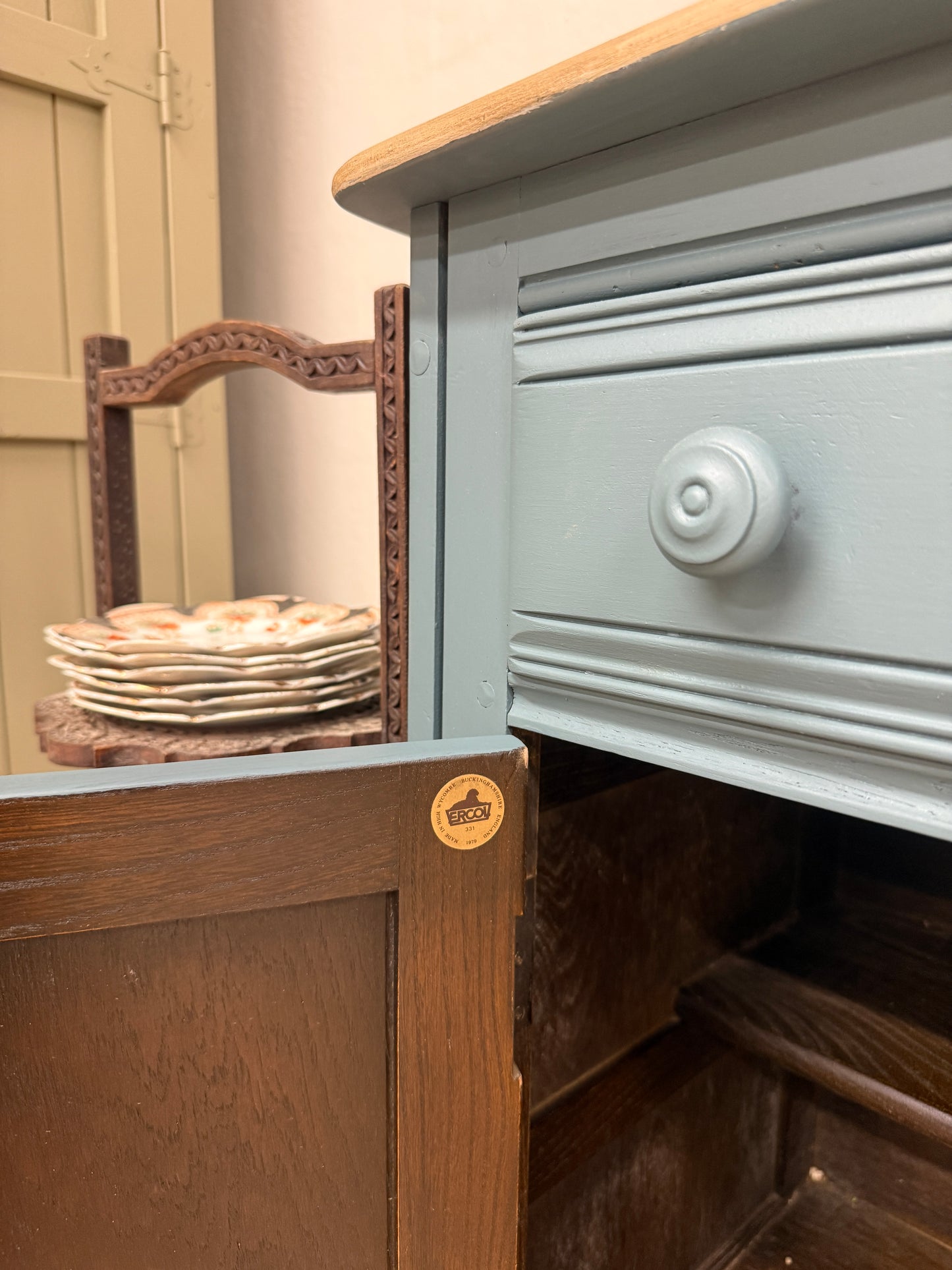 Vintage Ercol Painted Sideboard