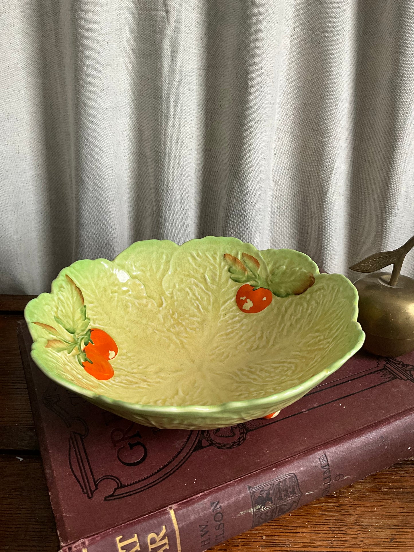 Vintage Carlton ware large lettuce serving bowl