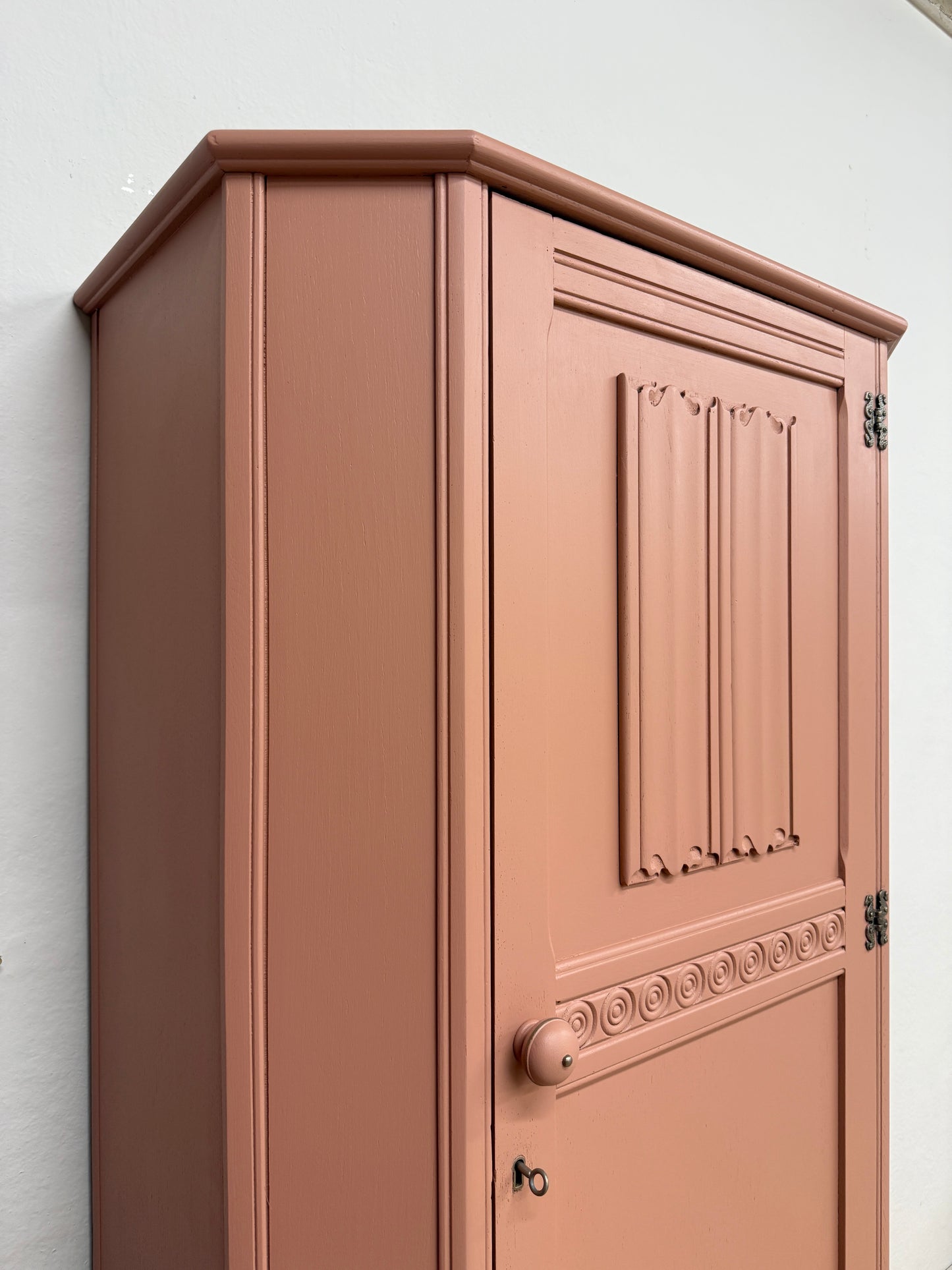 Vintage small painted wardrobe